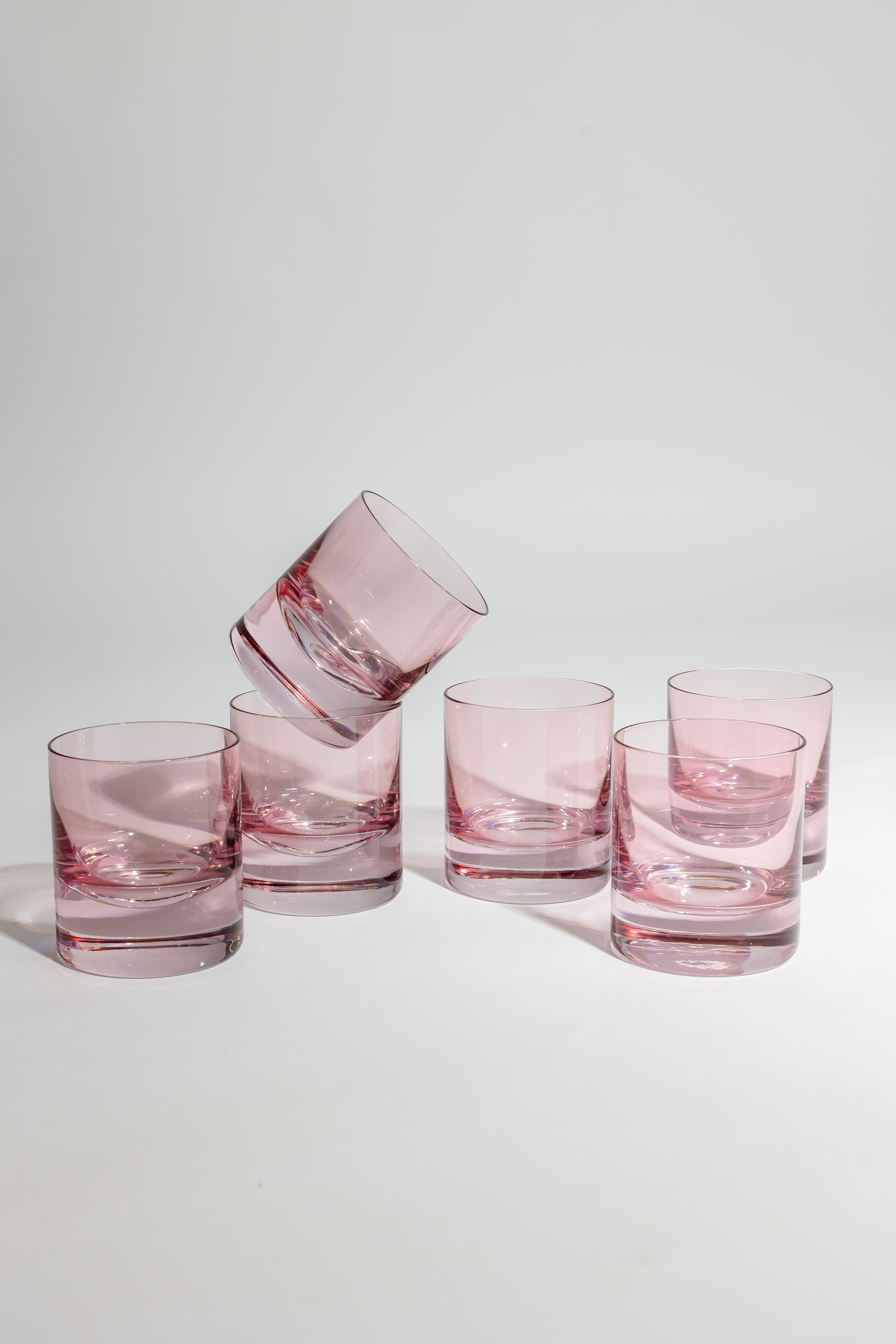 New Limited Edition Rocks Glasses Estelle Colored Glass