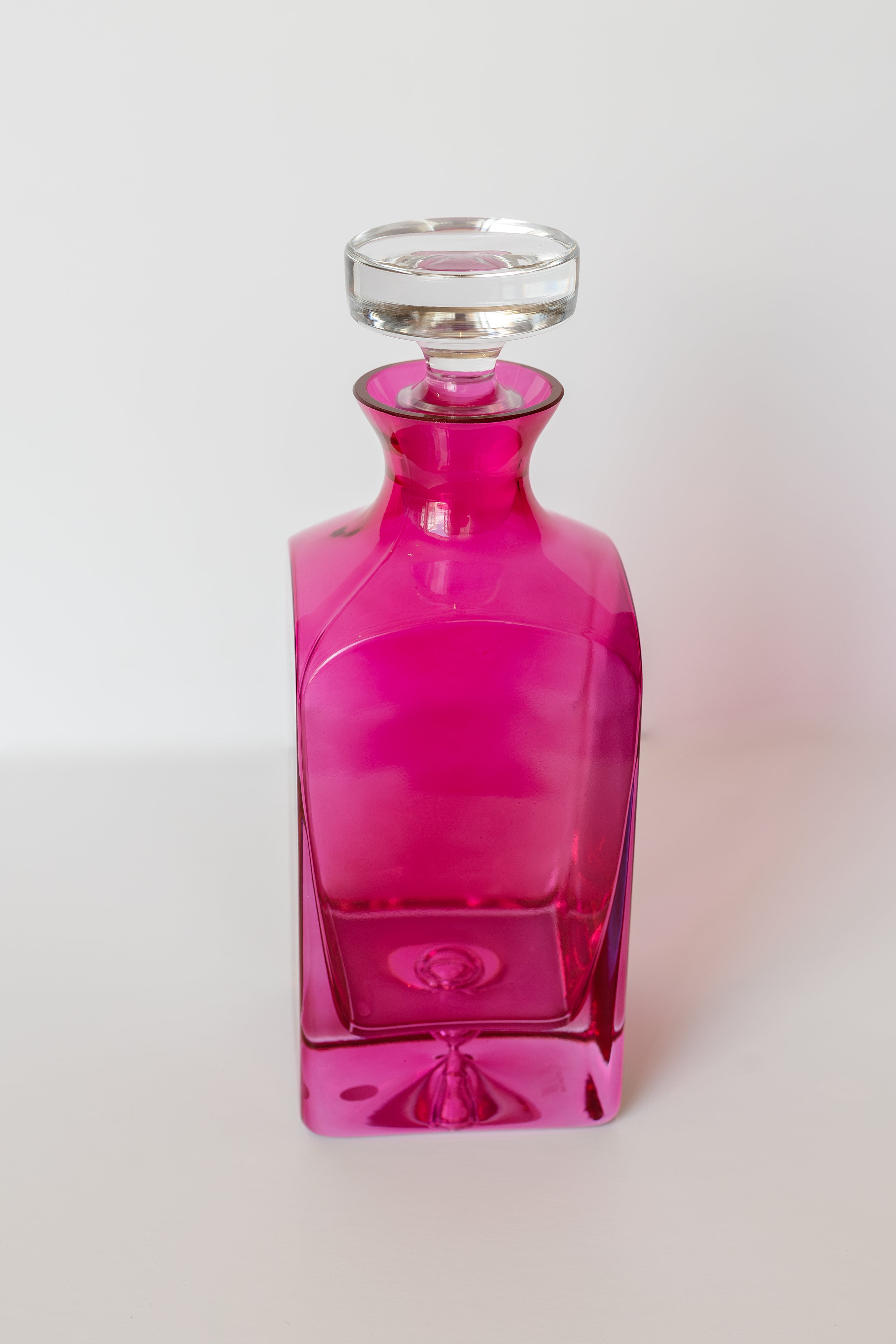 Estelle Colored Decanter- Heritage {Fuchsia}