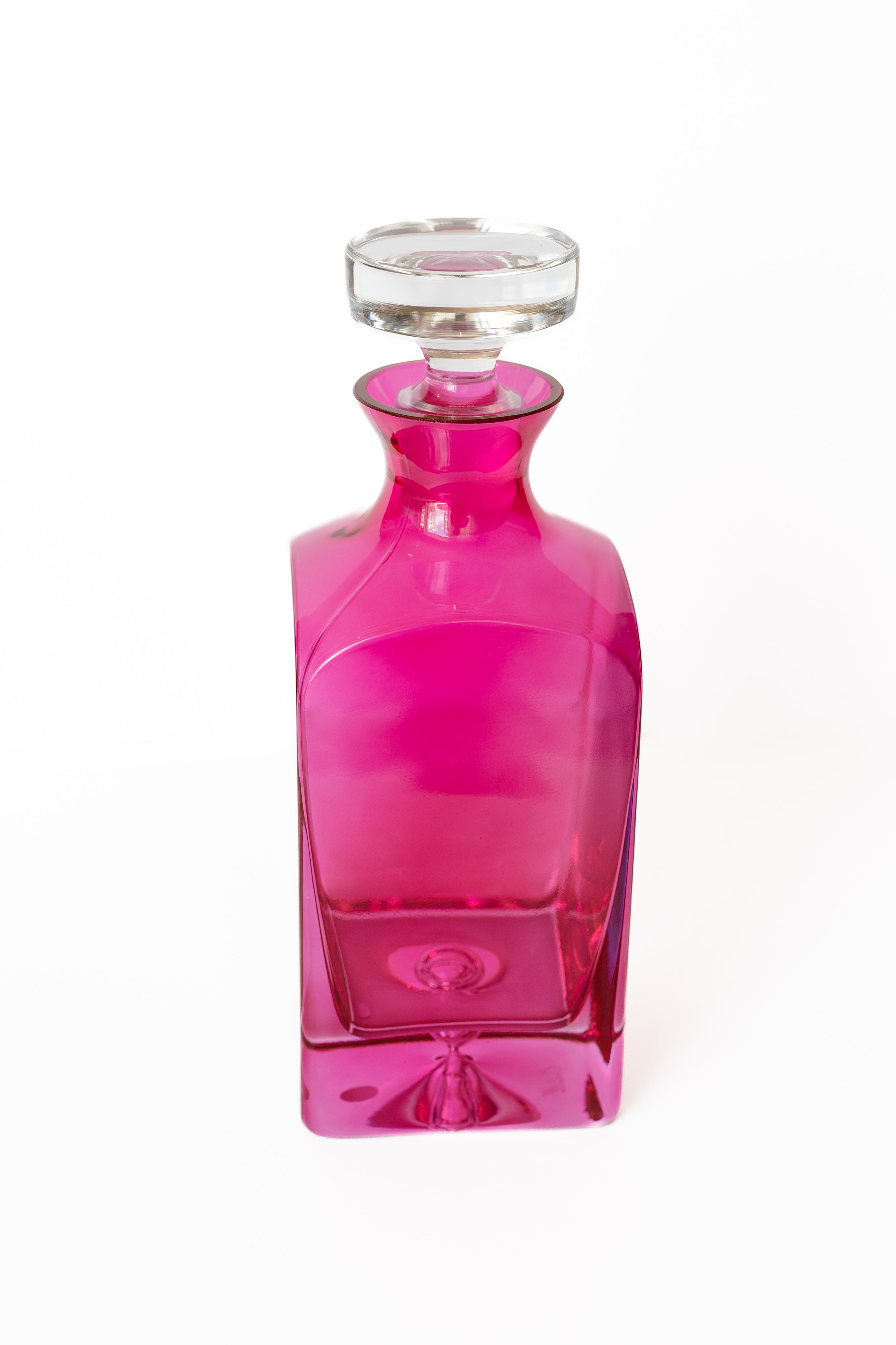 Estelle Colored Decanter- Heritage {Fuchsia}