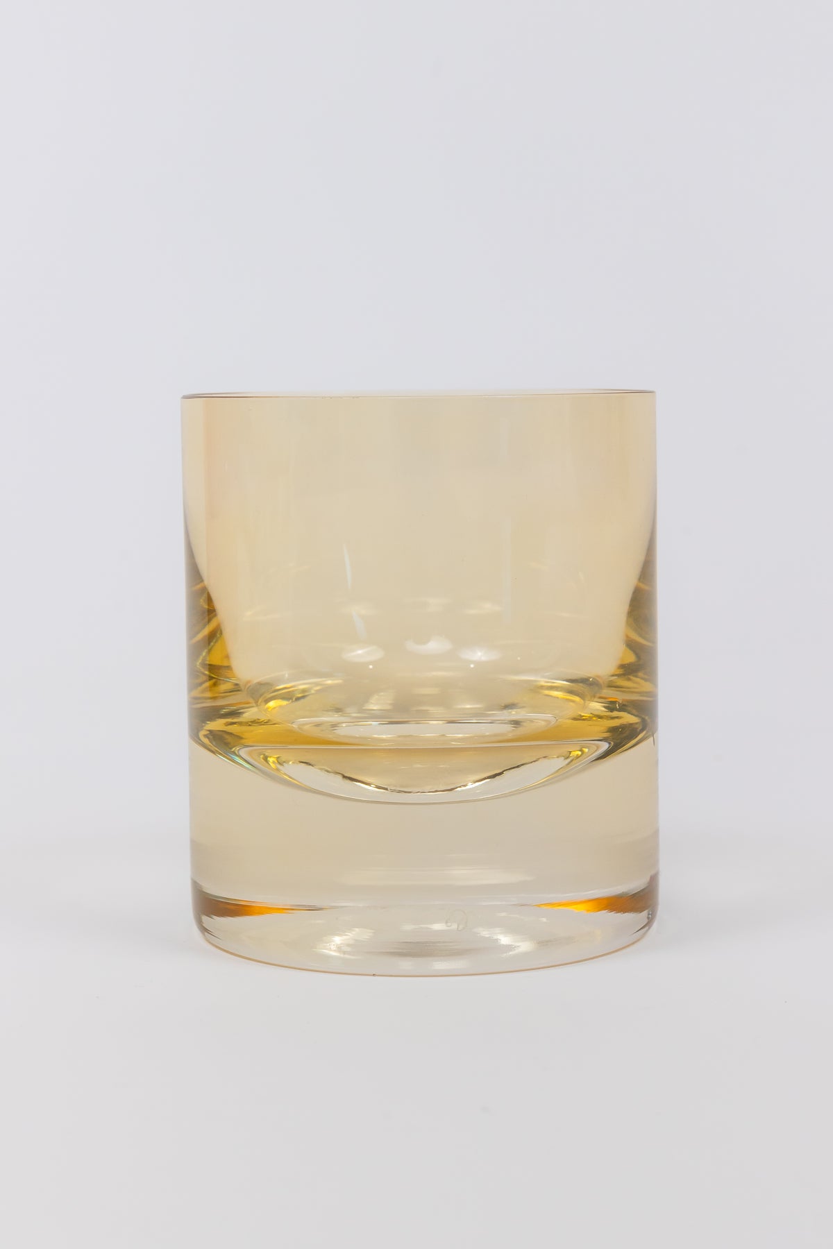 Estelle Colored Rock Glass - Set of 2 {Yellow}