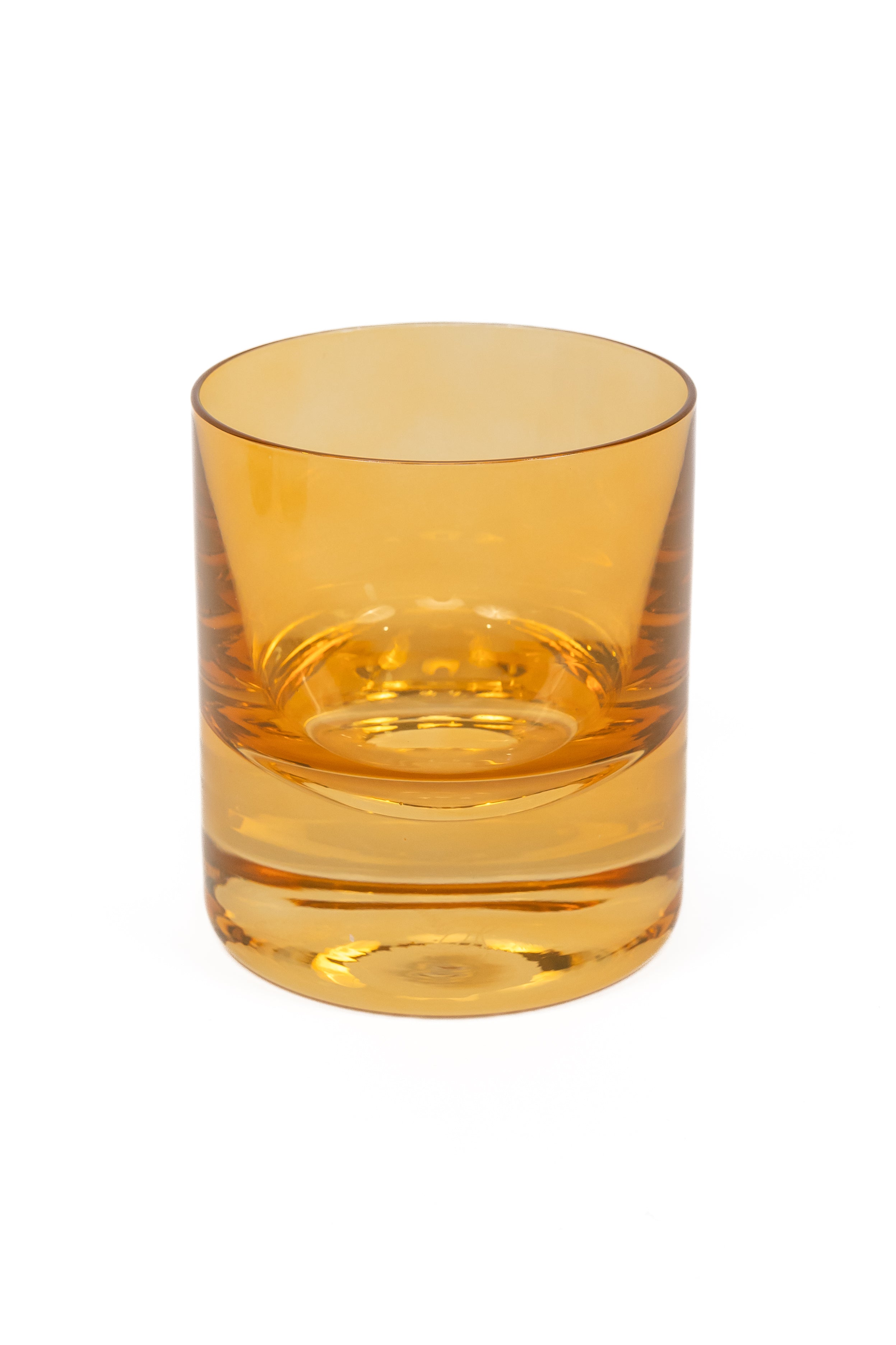 Estelle Colored Rocks Glass - Set of 6 {Butterscotch}