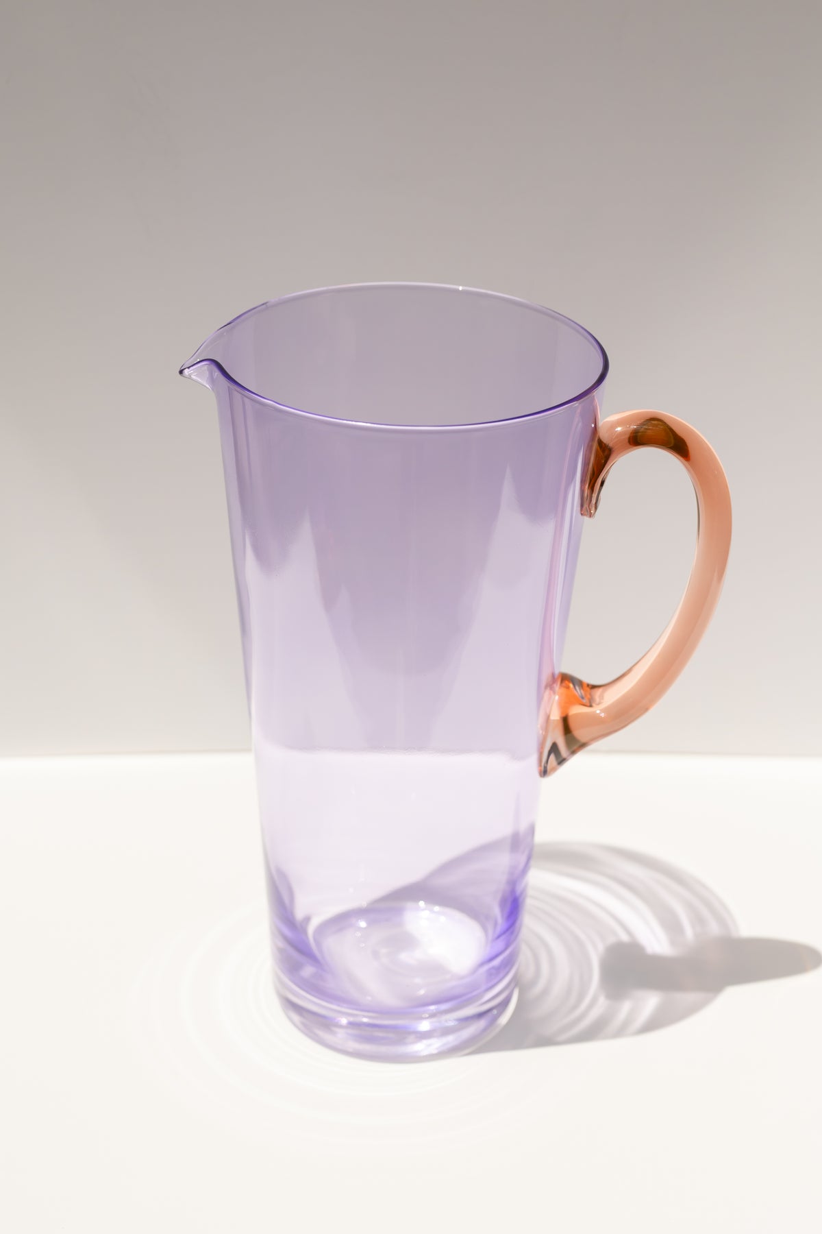 Estelle Colored Drink Pitcher - {Lavender + Blush Pink}