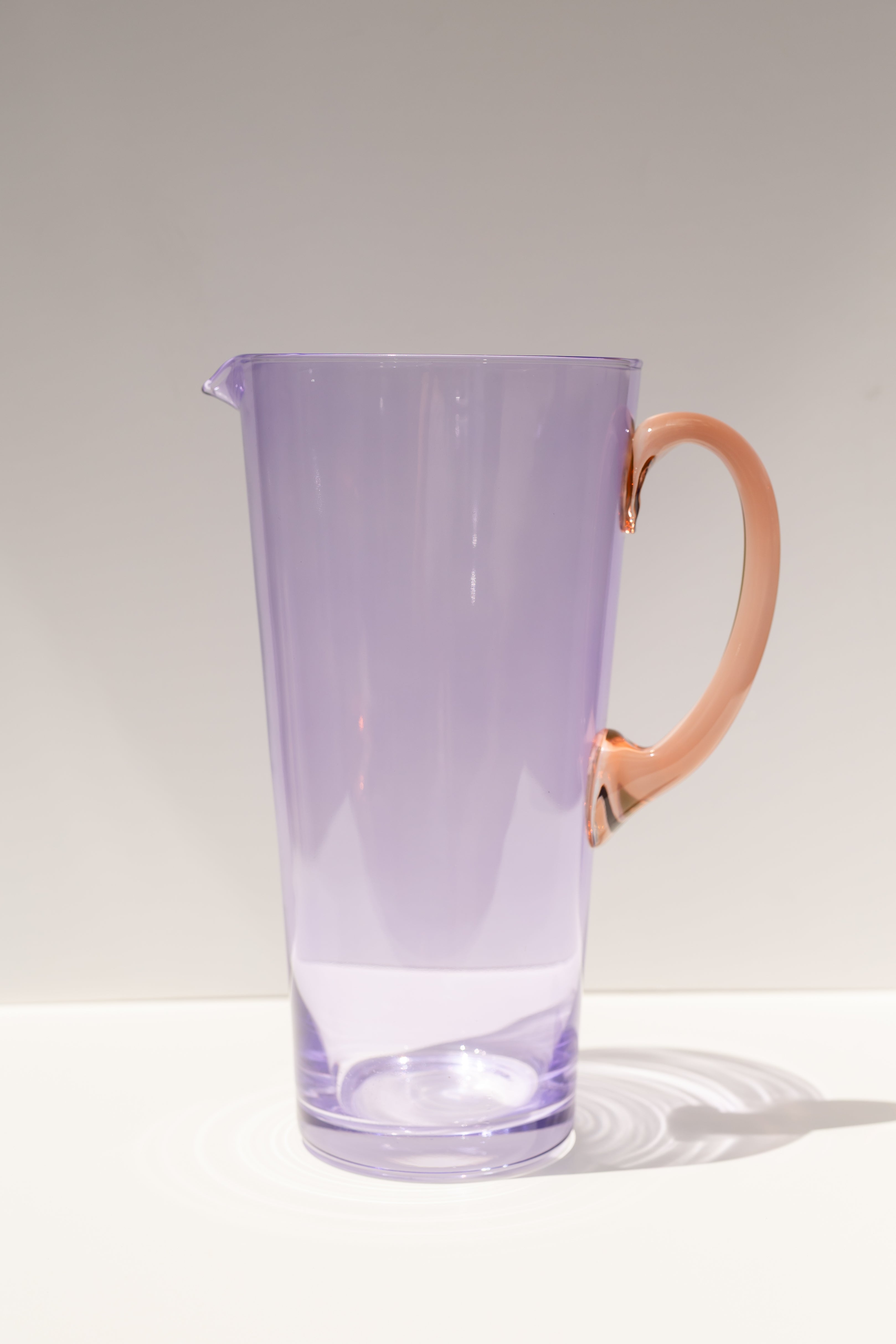 Estelle Colored Drink Pitcher - {Lavender + Blush Pink}