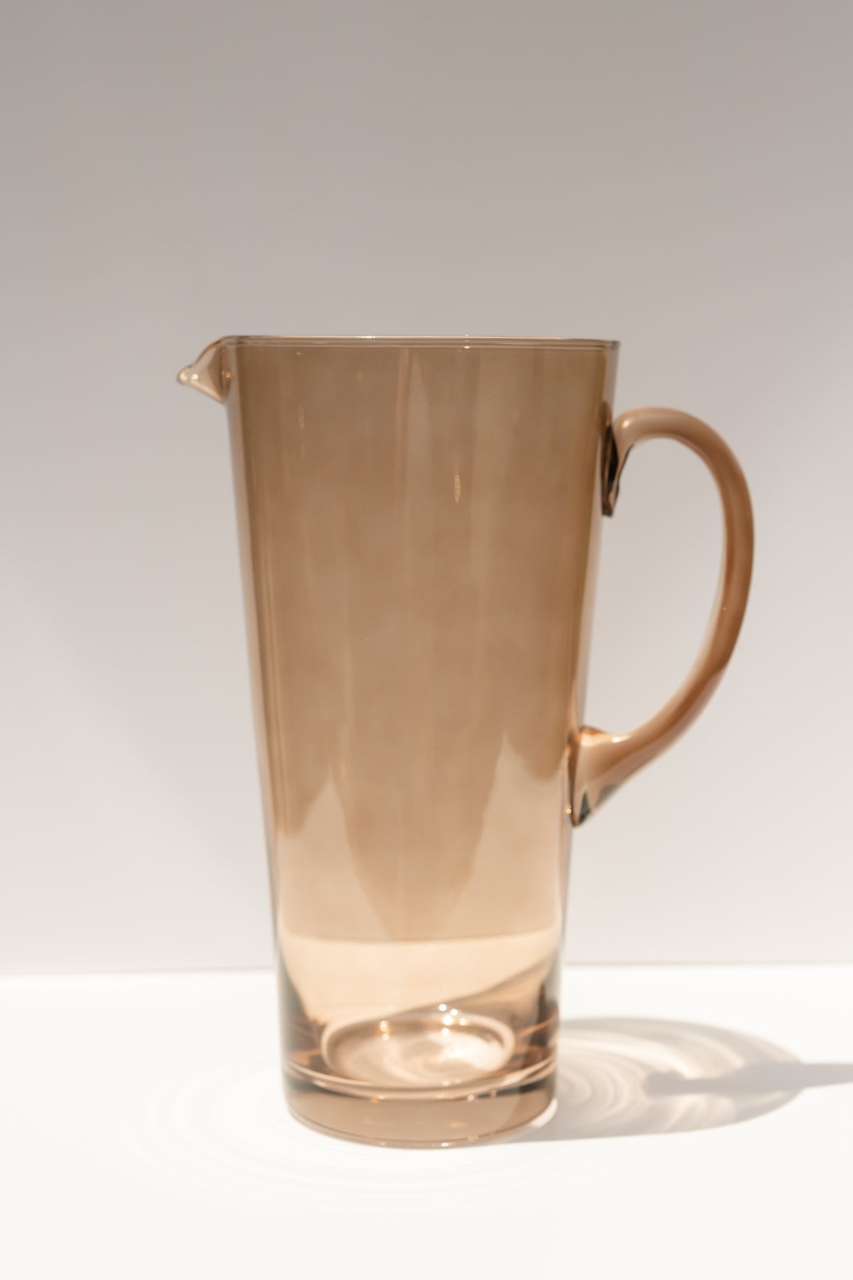 Estelle Colored Drink Pitcher - {Amber Smoke}