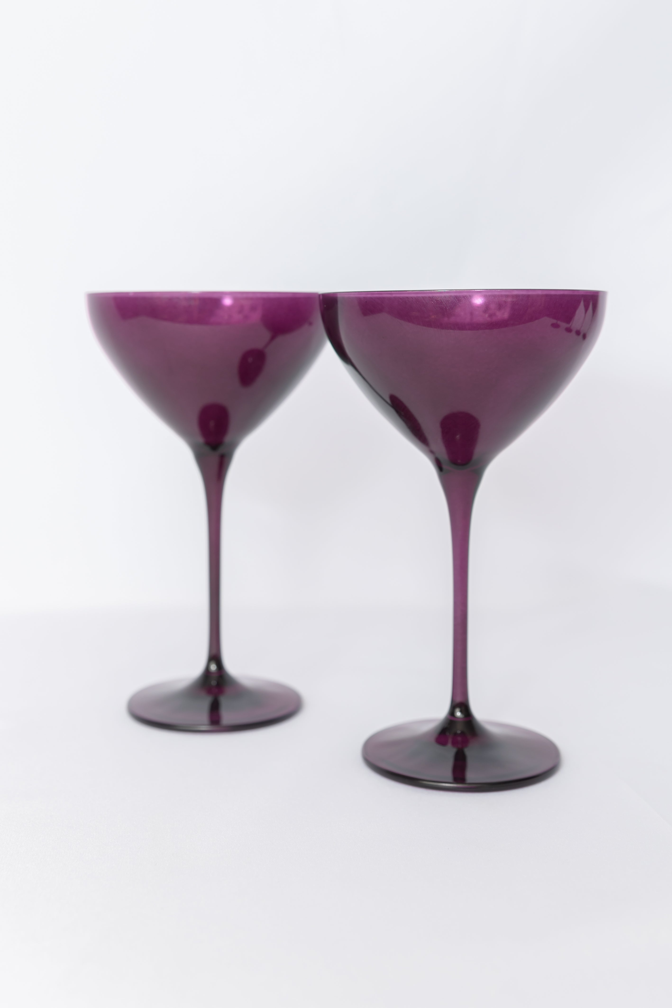 Estelle Colored Martini Glass - Set of 2 {Lavender}