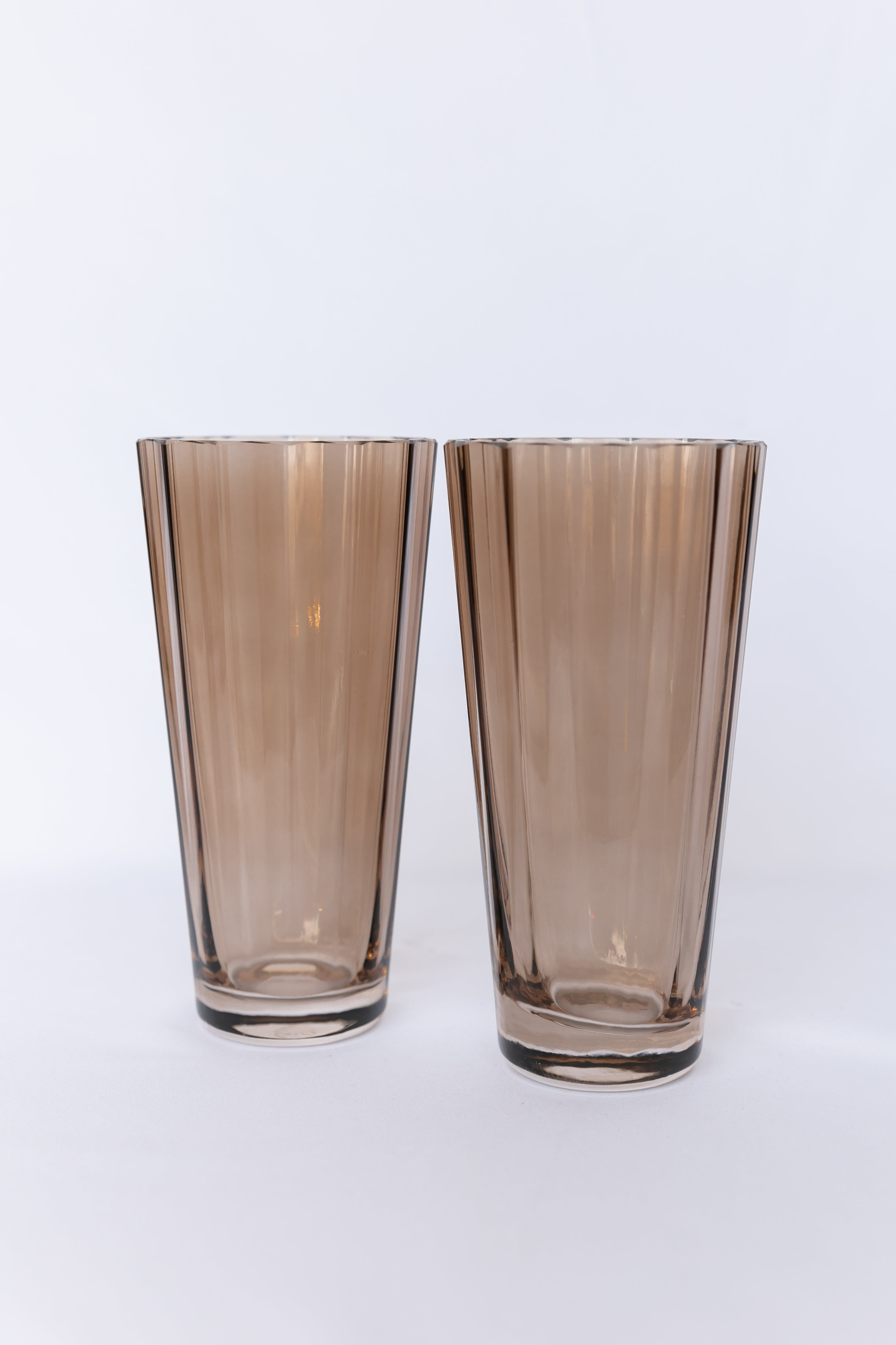 Estelle Colored Sunday High Balls - Set of 2 {Mocha Mousse (Our Amber Smoke)}
