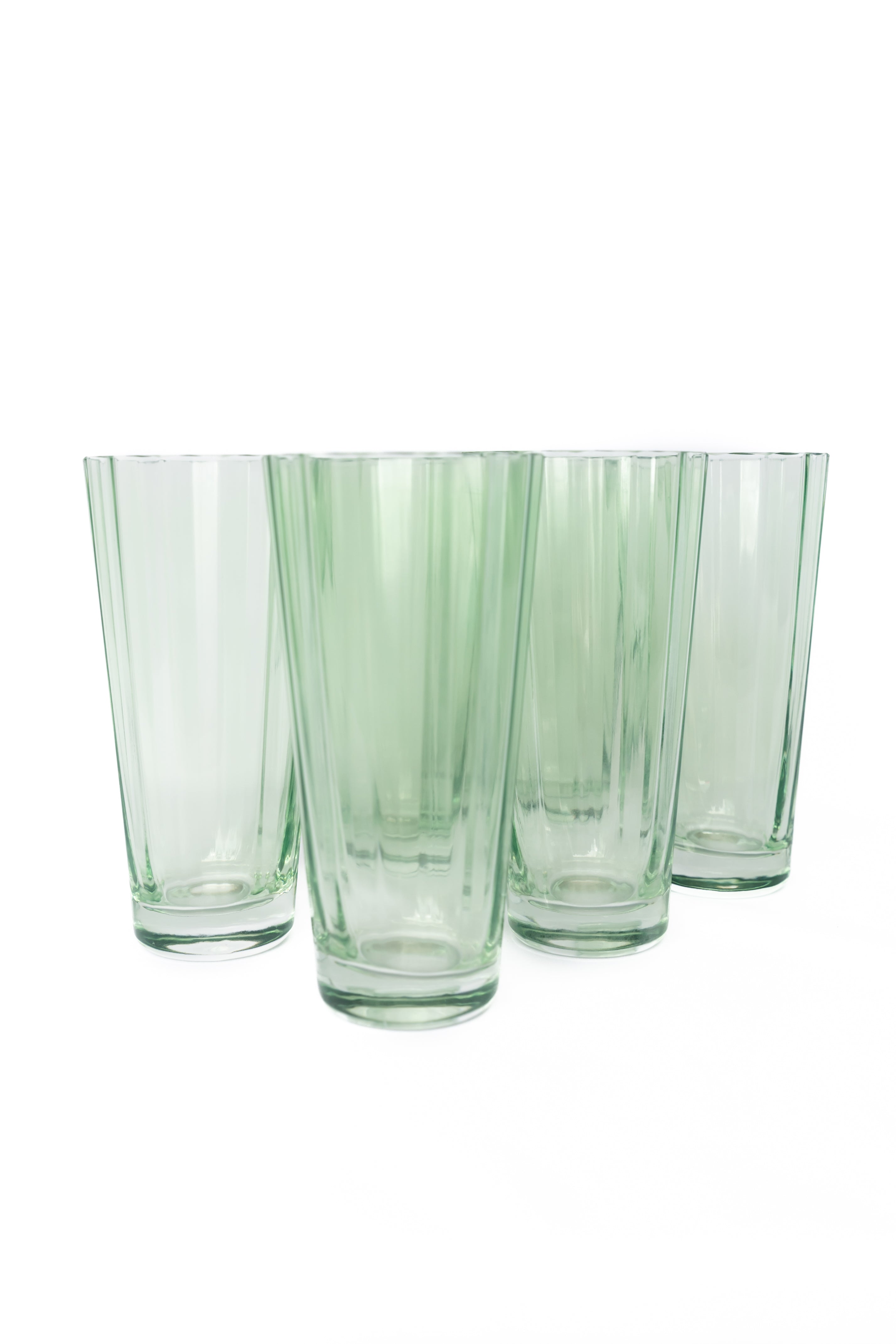 Estelle Colored Sunday High Balls - Set of 6 {Mint Green}