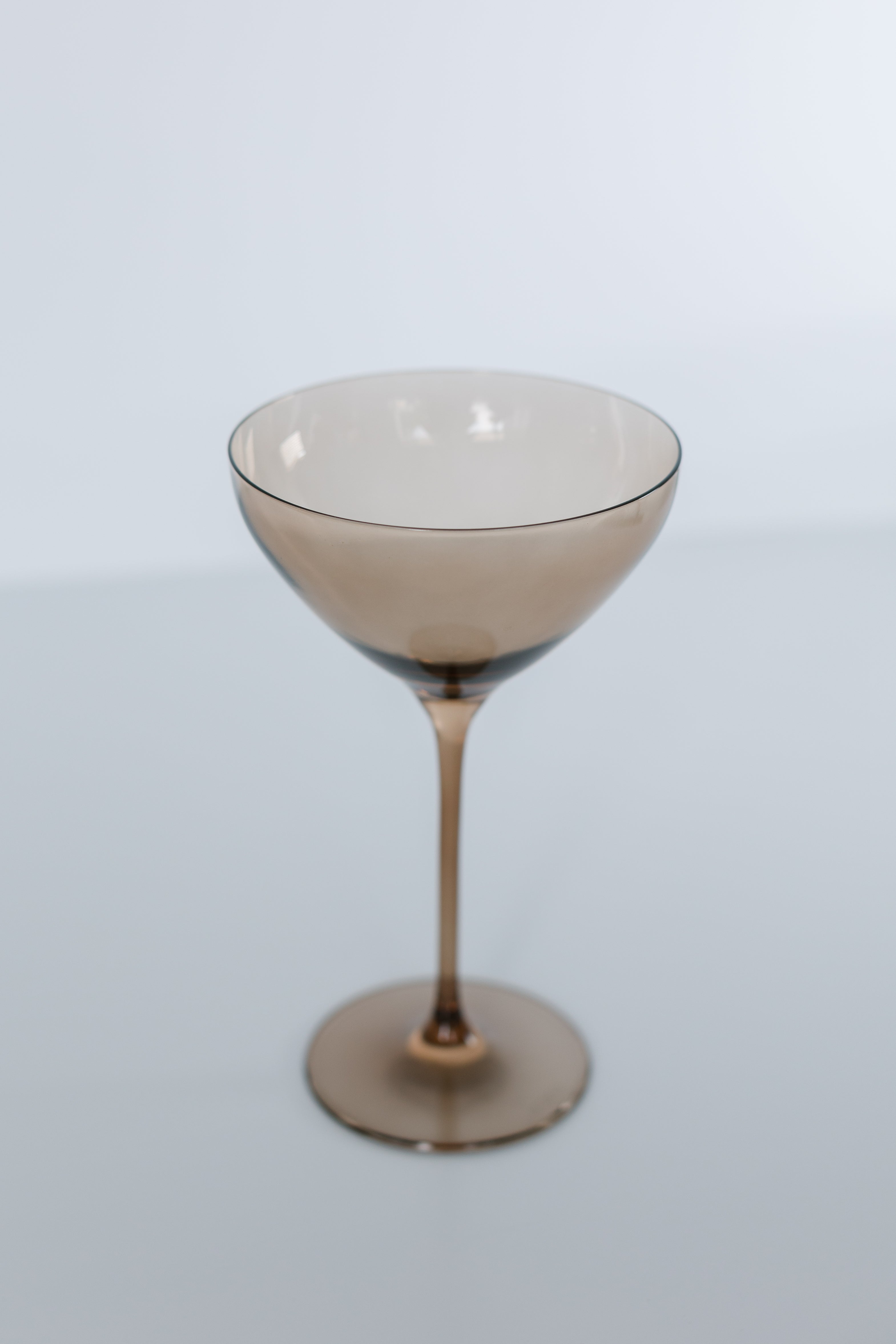 Estelle Colored Martini Glass - Set of 2 {Mocha Mousse (Our Amber Smoke)}