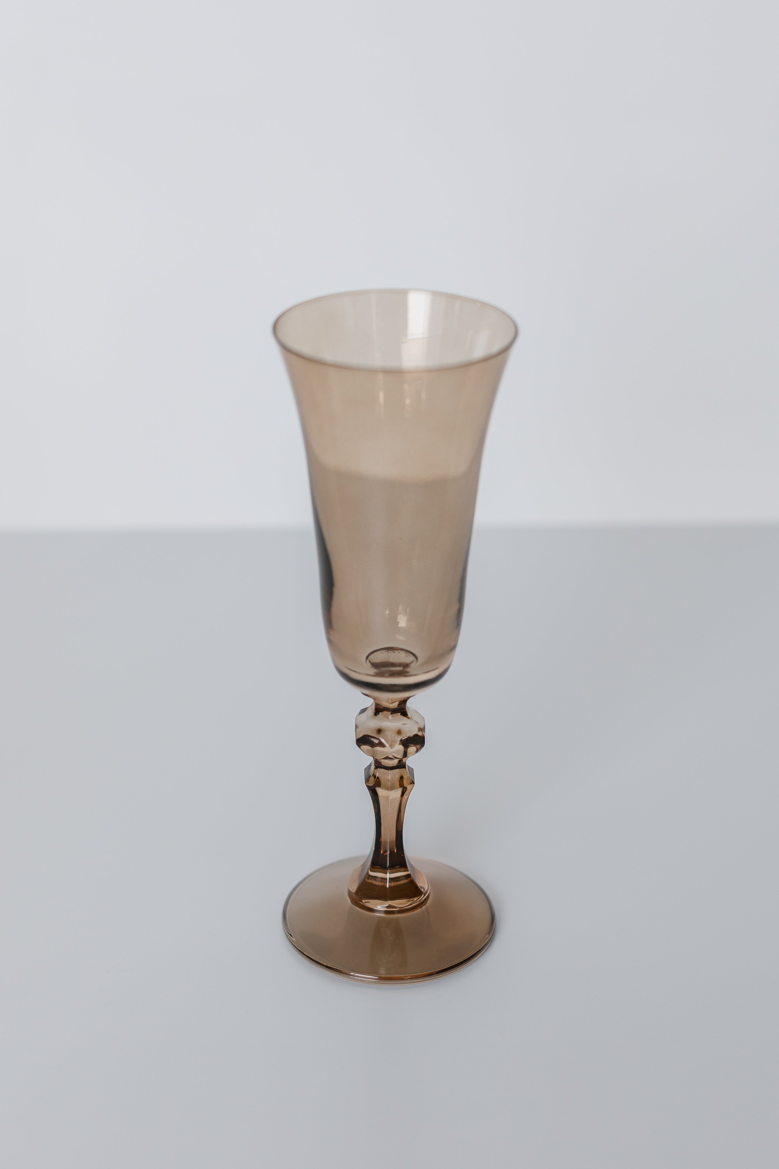 Estelle Colored Regal Flute - Set of 2 {Mocha Mousse (Our Amber Smoke)}