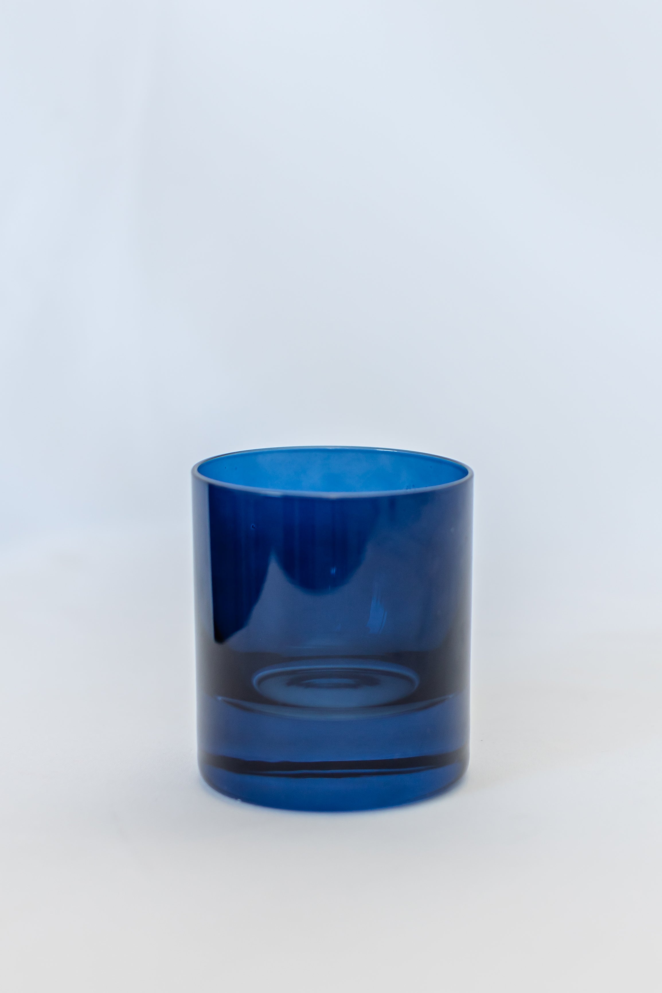 Estelle Colored Rocks Glass - Set of 2 {Midnight Blue}