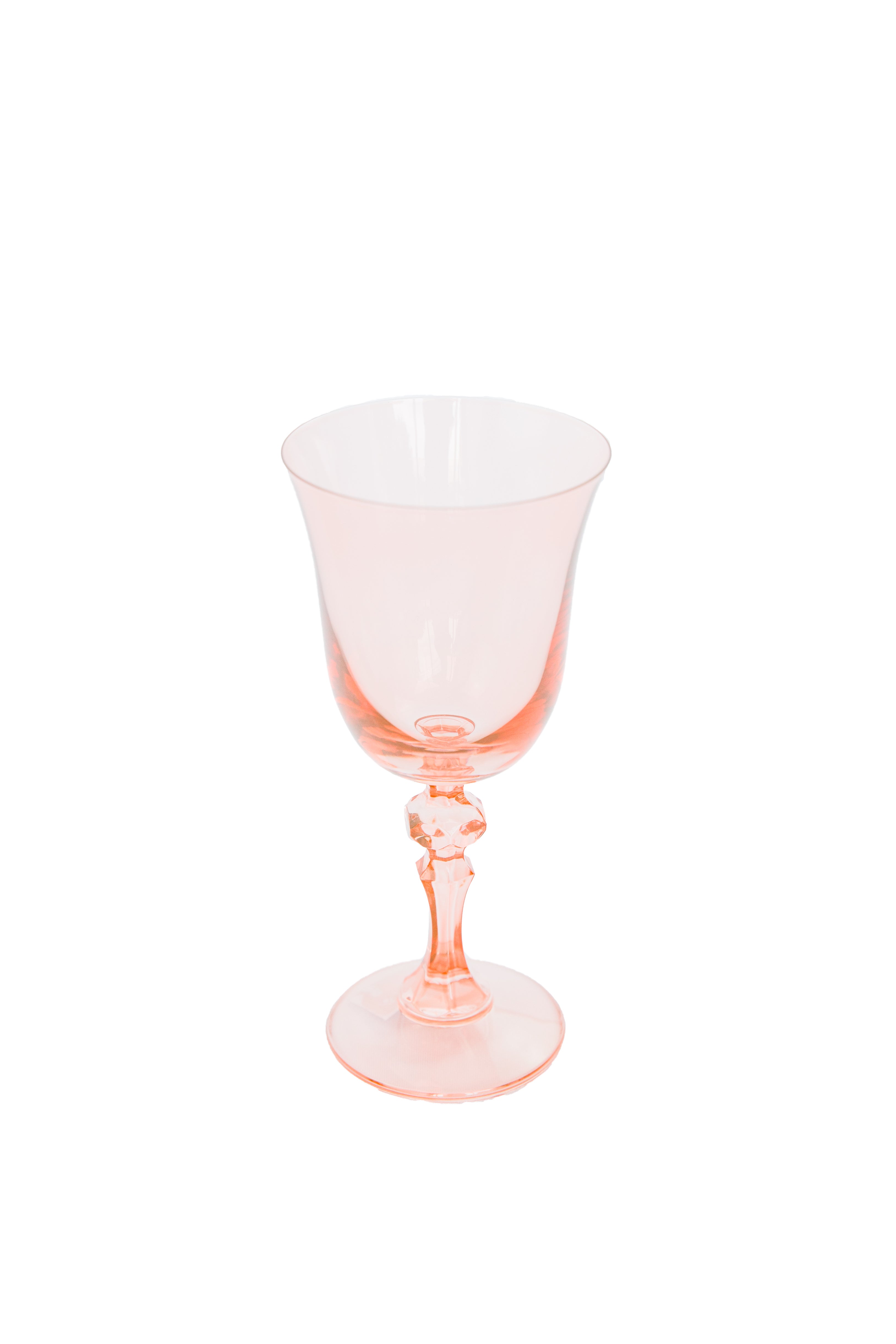 Estelle Colored Regal Goblet - Set of 2 {Blush Pink}