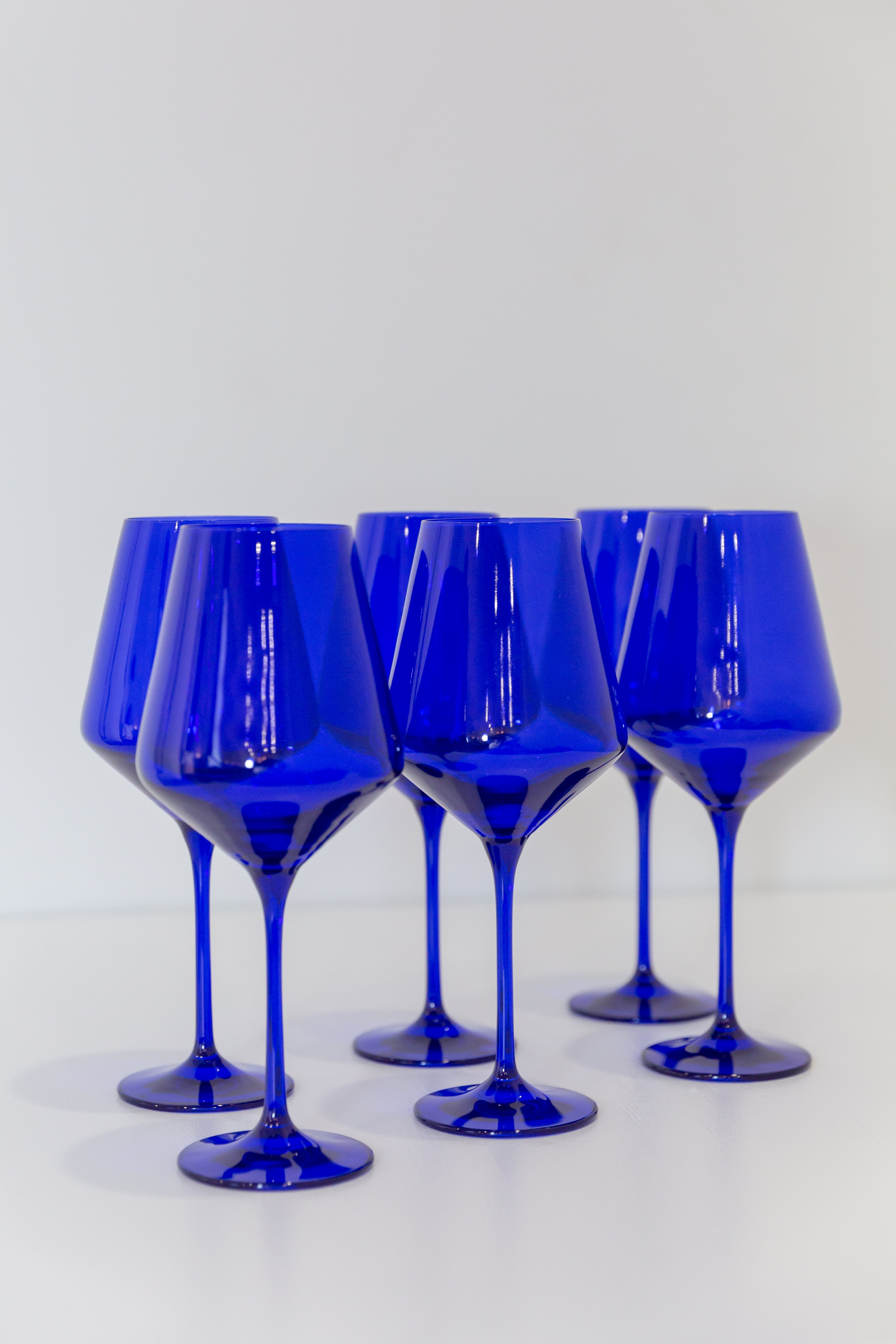 Estelle Colored Wine Stemware Set of {Royal Blue} – Estelle