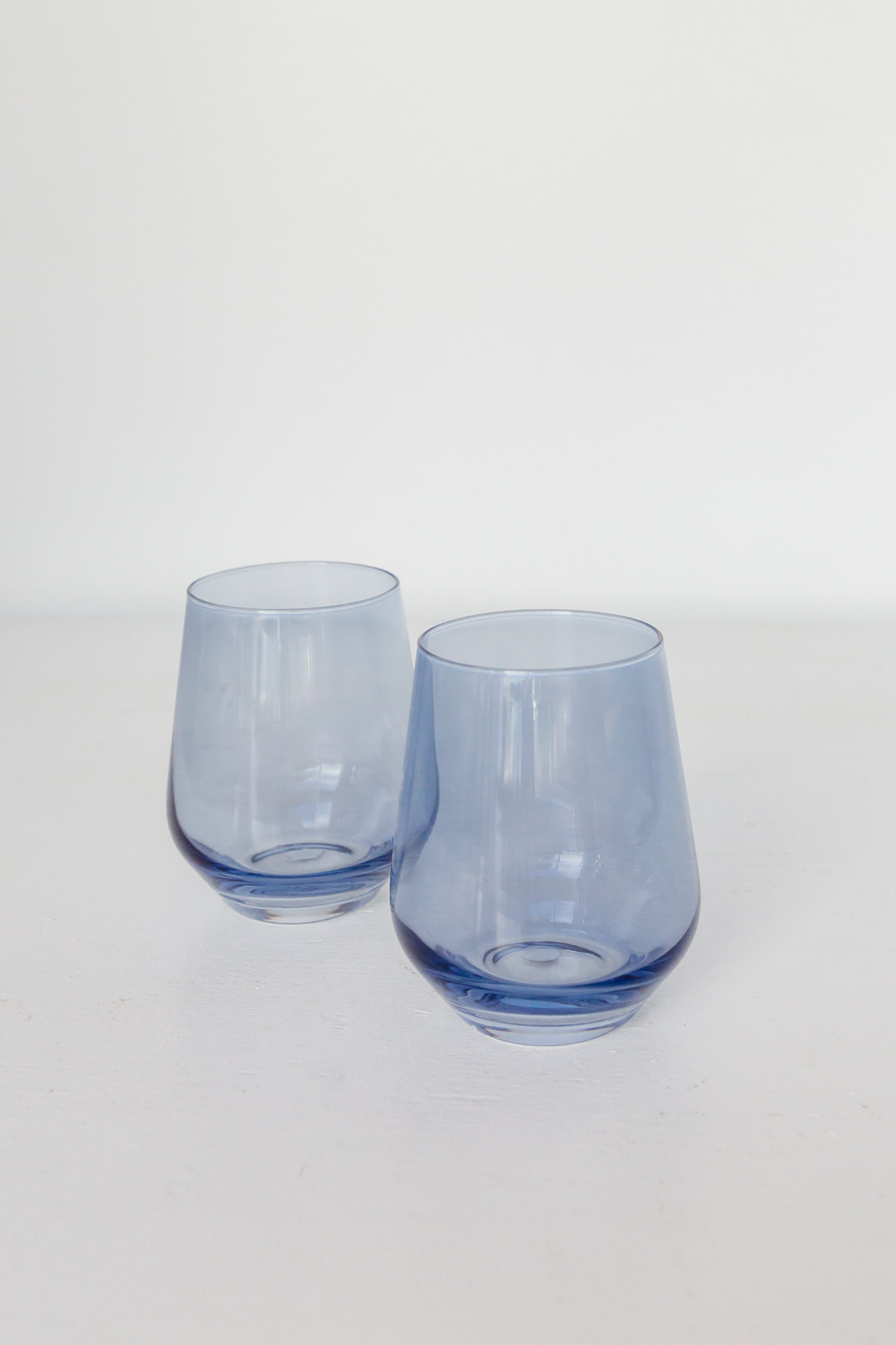 Estelle Colored Wine Stemless - Set of 6 {Cobalt Blue}