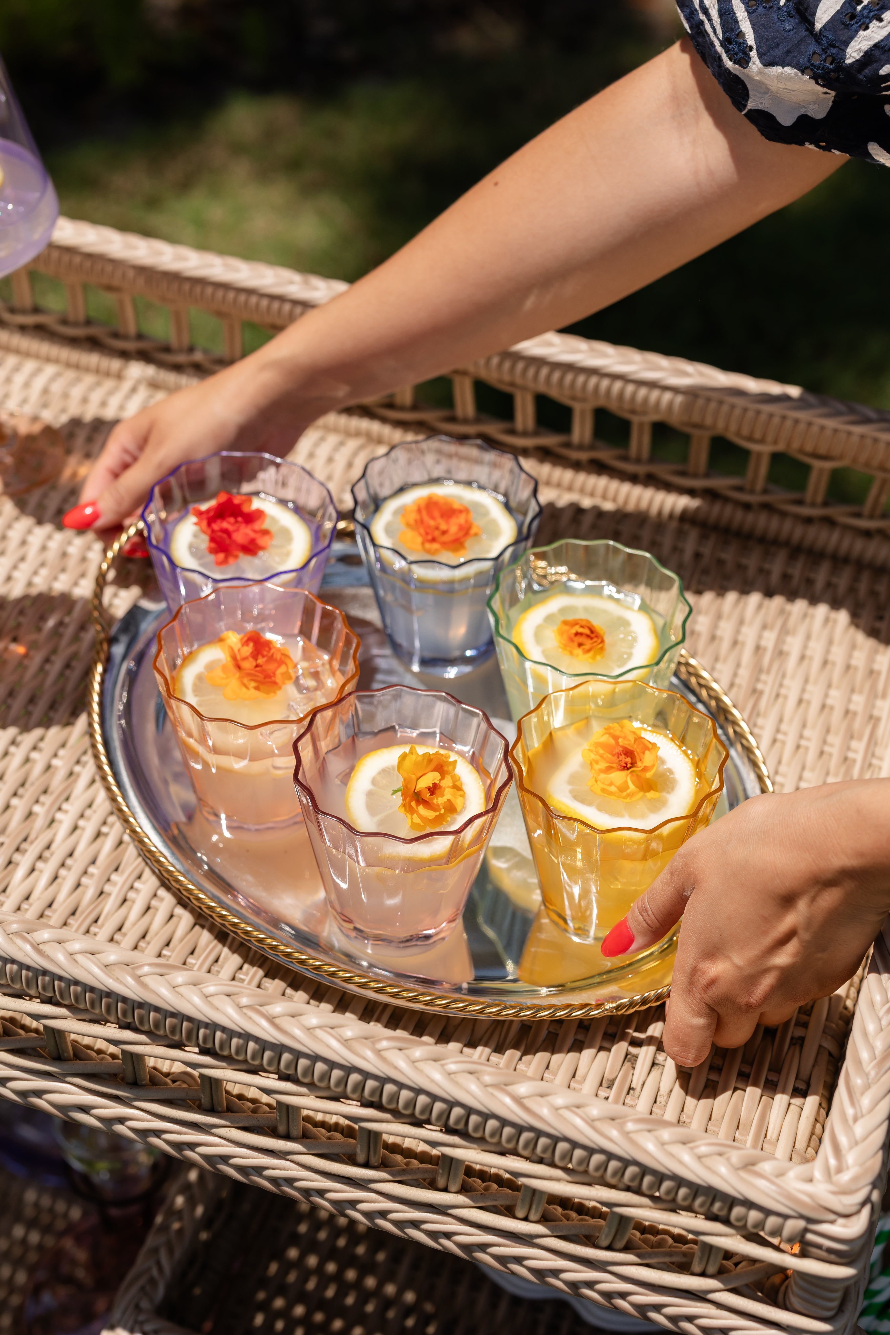 Upgrade Your Spring Bar Cart – Estelle Colored Glass