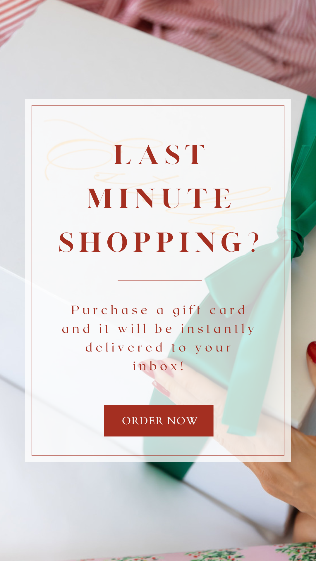 Shopping Last Minute? Grab an Estelle E-Gift Card