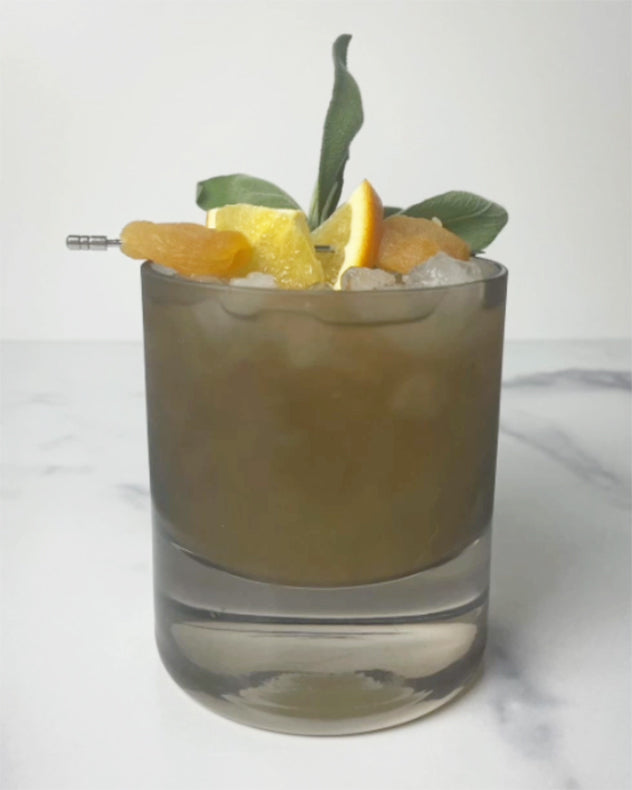 Sage and Apricot Fizz