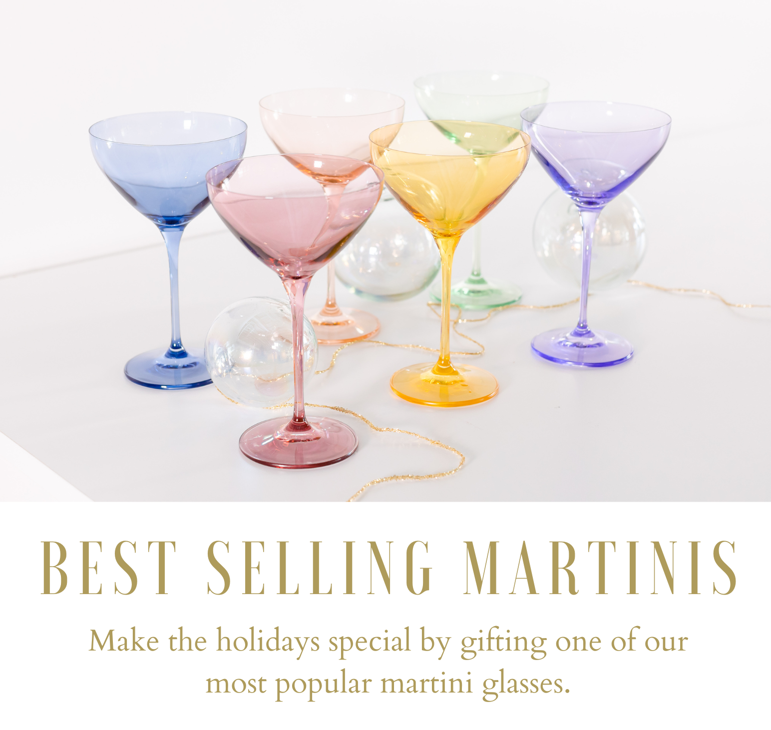 Shop Our Top Selling Martinis Estelle Colored Glass