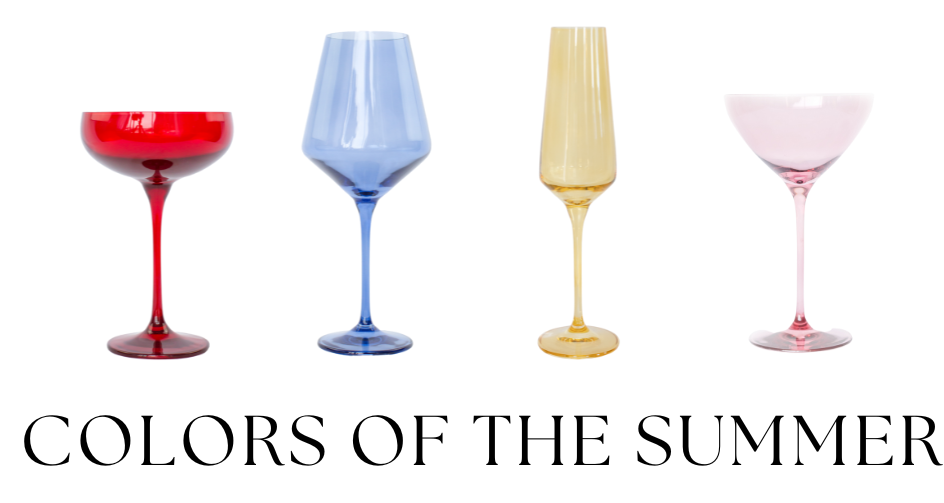Colors Of The Summer – Estelle Colored Glass