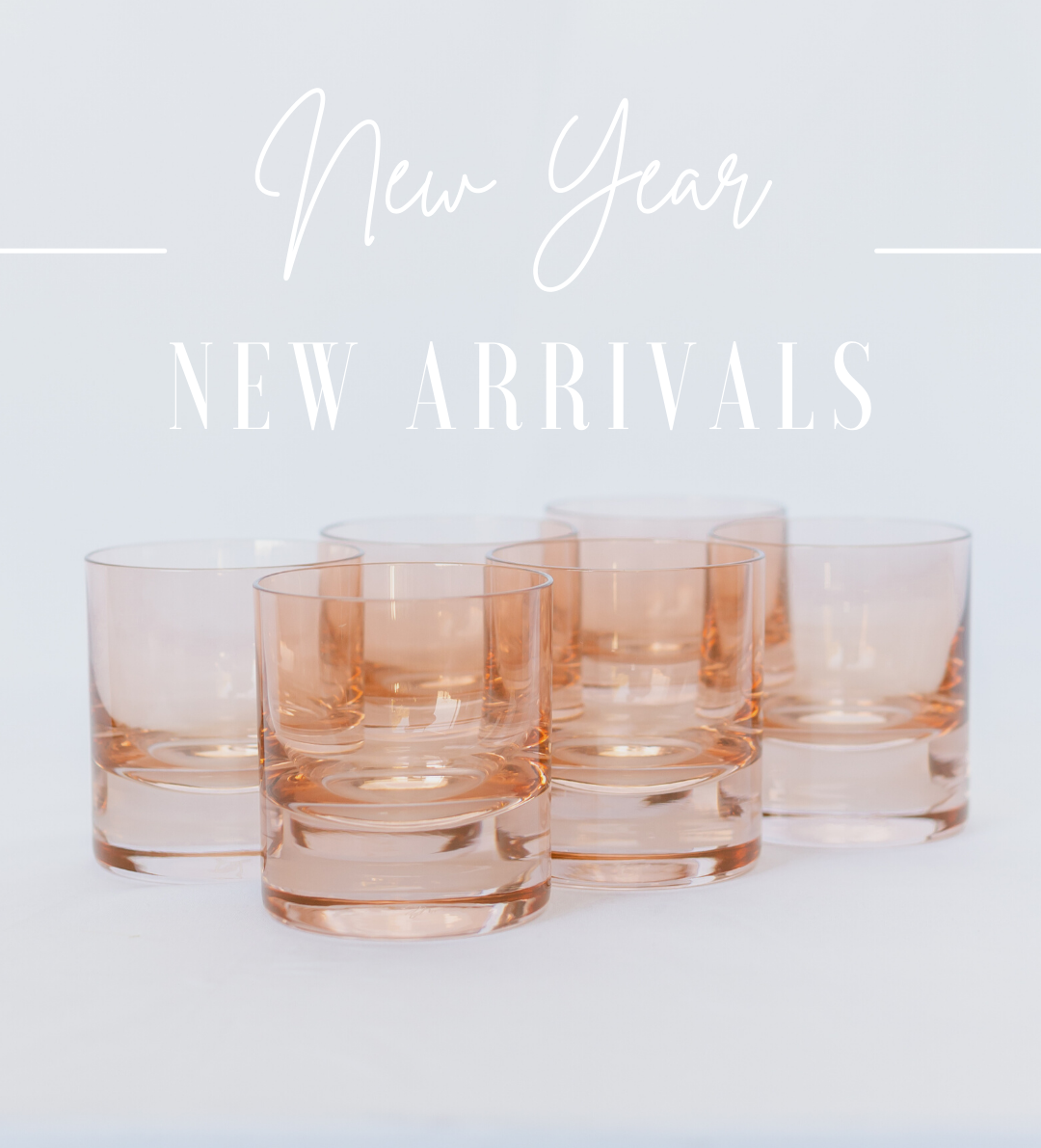 New Year + New Colors of Rocks Glasses