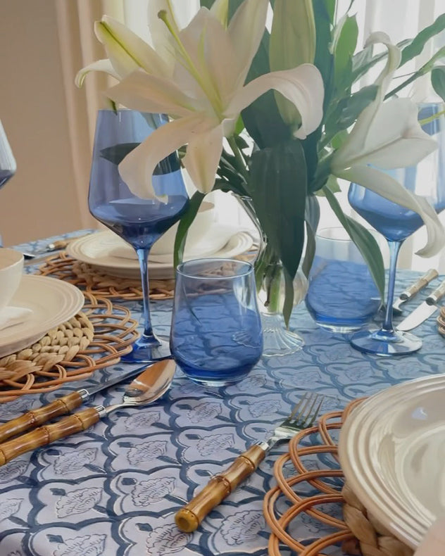 Tablescape Tuesday Blue