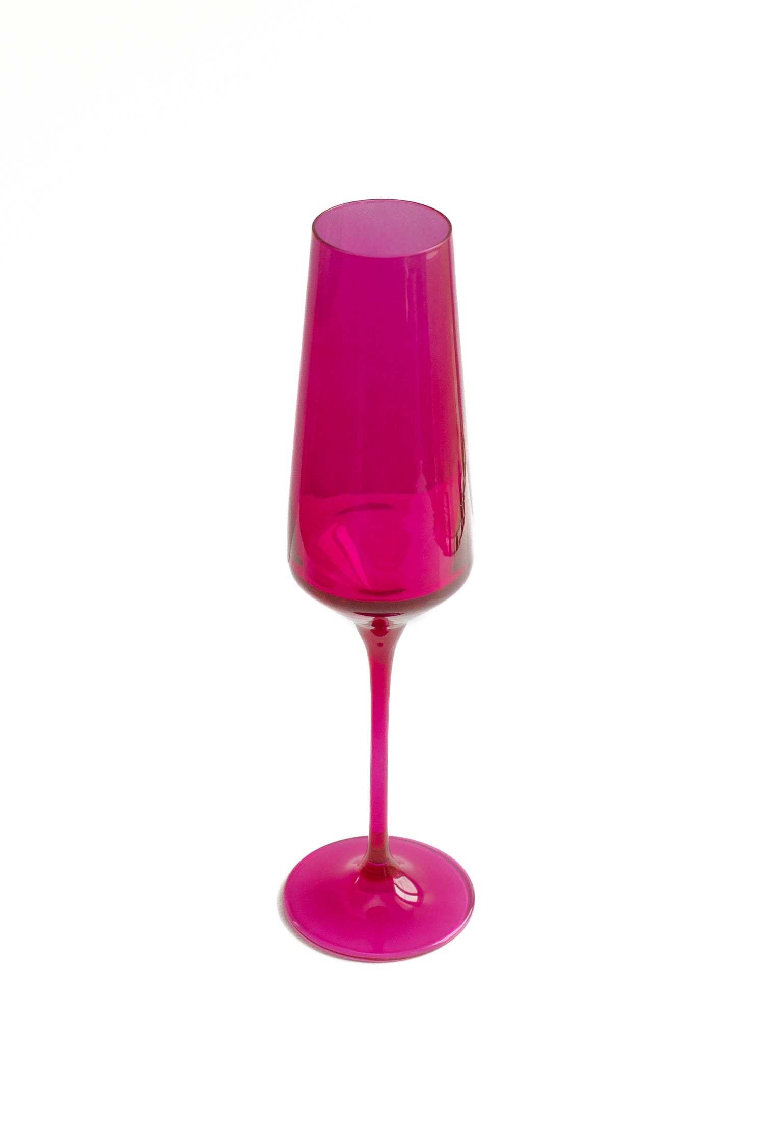 Estelle Colored Champagne Flute - Set of 2 {Viva Magenta (Our Fuchsia)}