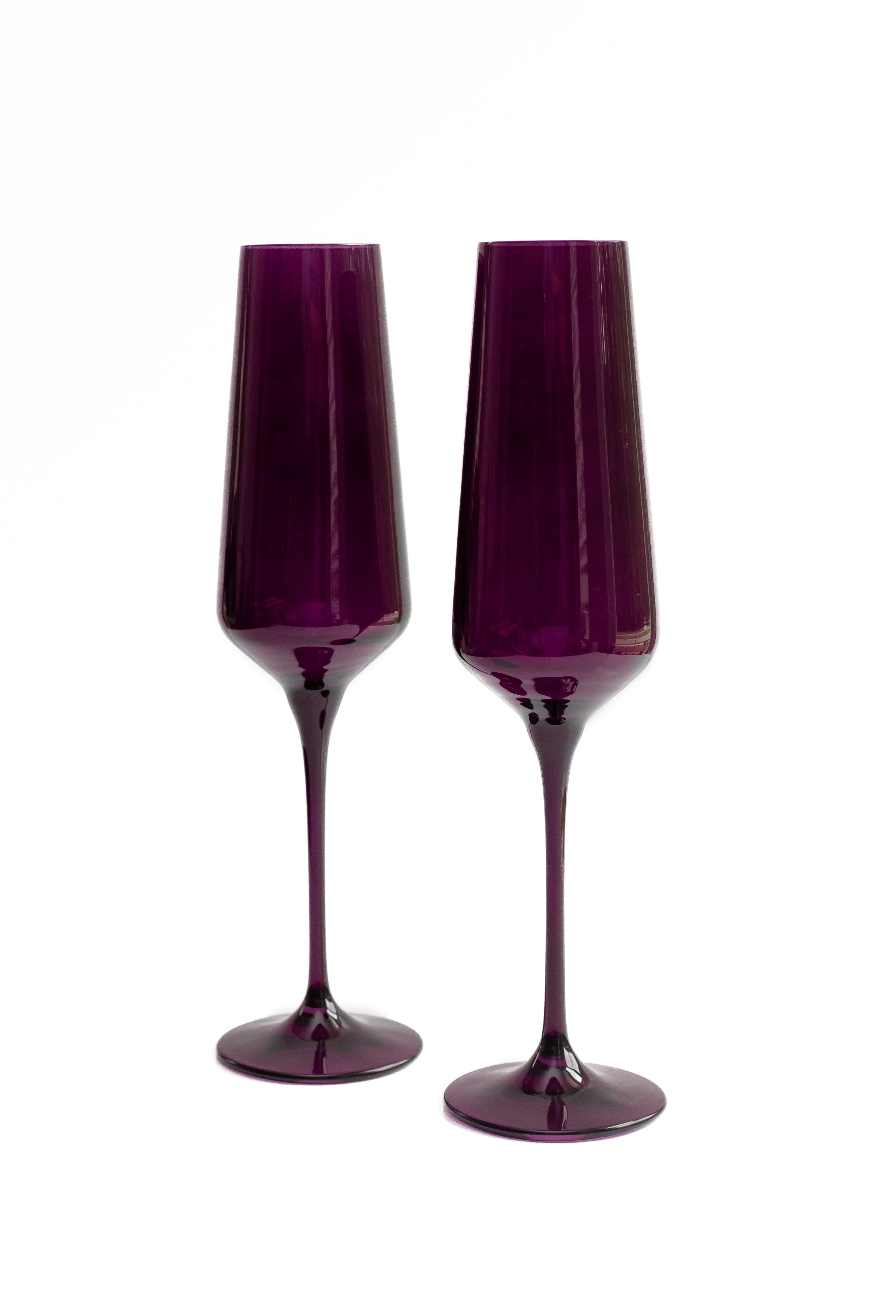 Estelle Colored Champagne Flute Set Of 2 Amethyst Estelle Colored   August 2022 Estelle Products 45 