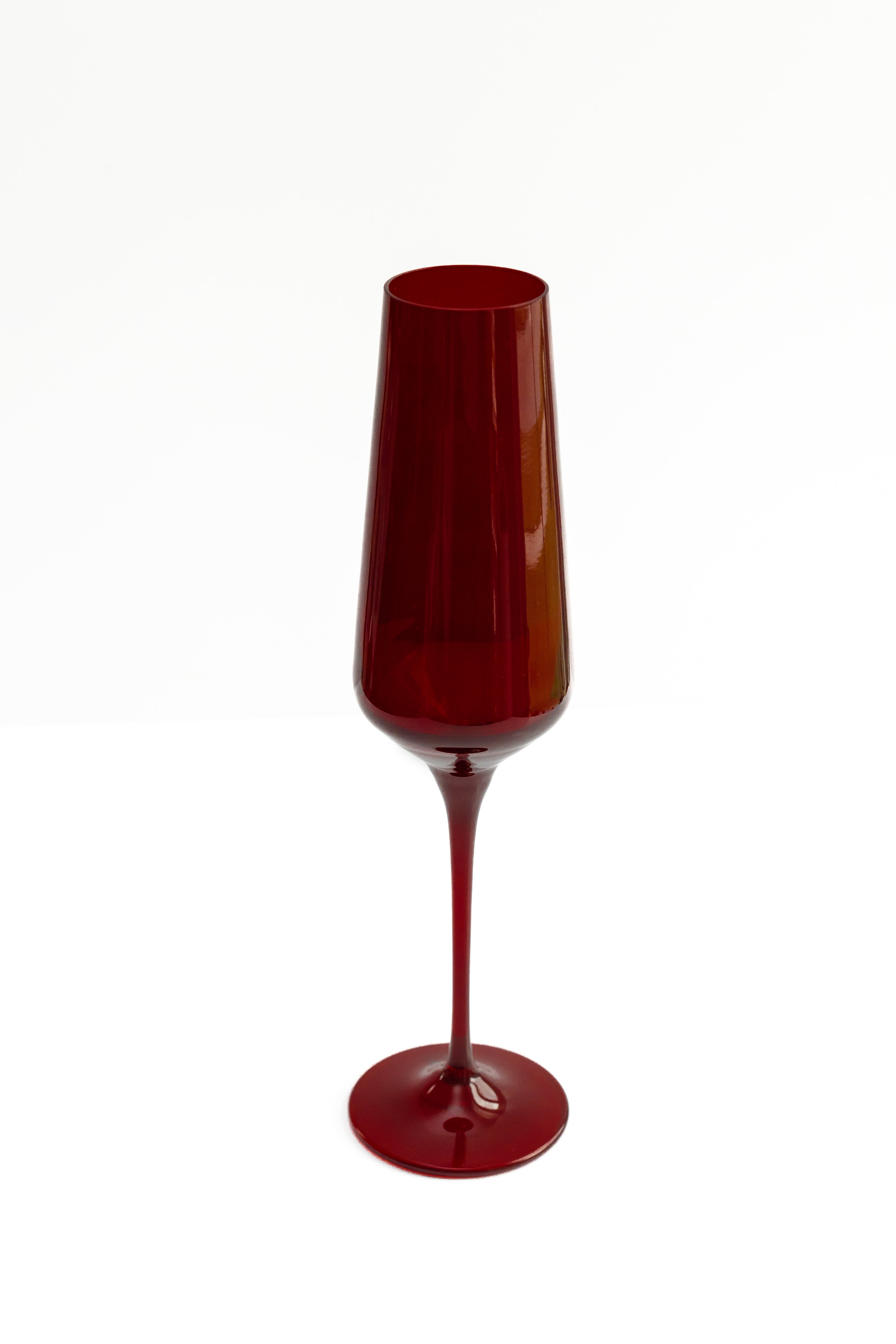 Estelle Colored Champagne Flute - Set of 2 {Red}