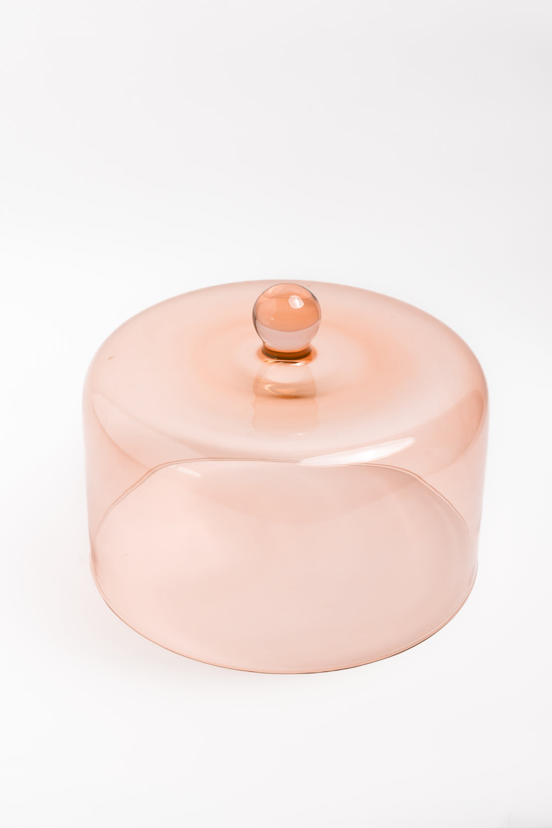 Estelle Cake Stand Dome - Blush Pink