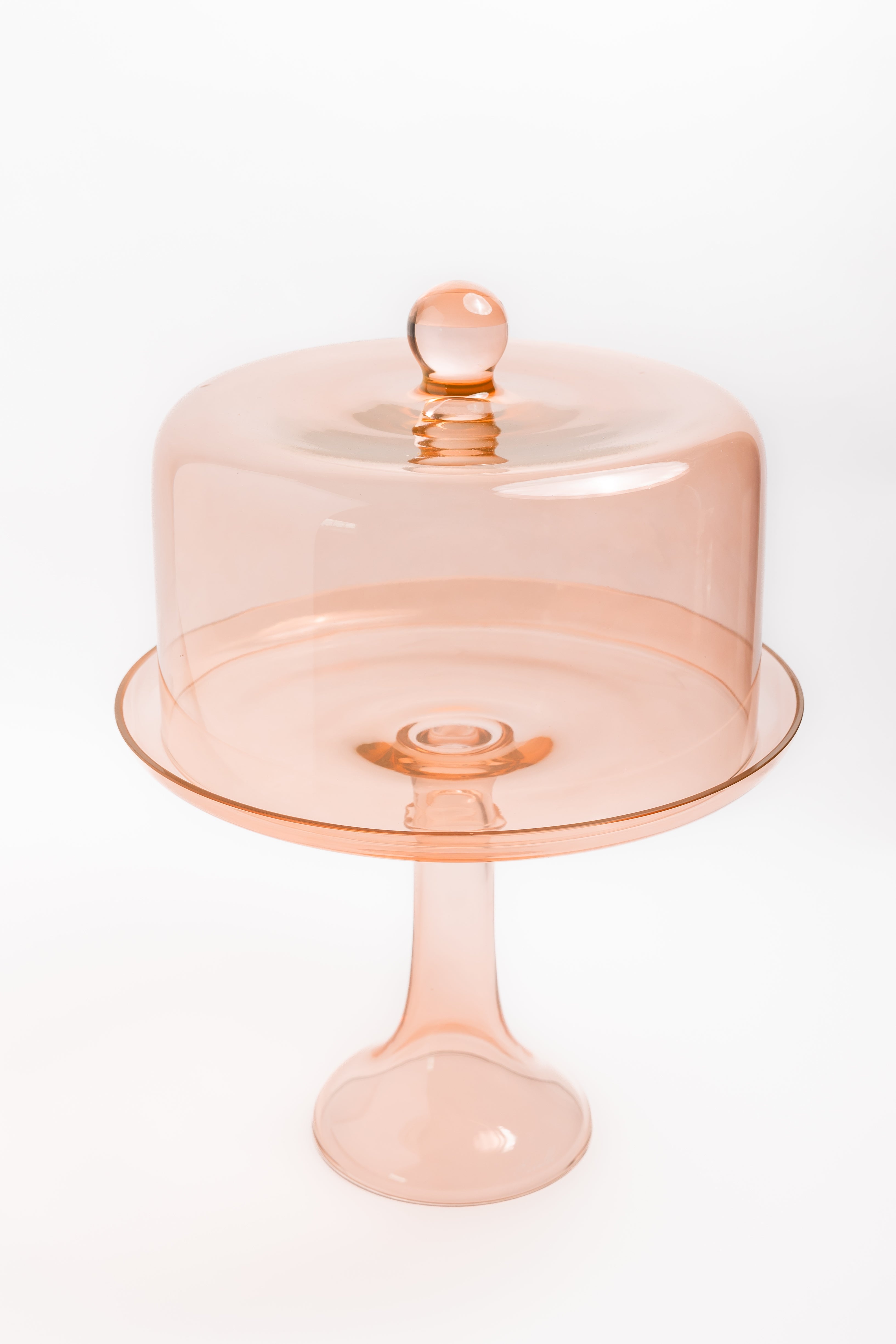 Estelle Colored Glass Cake Stand & Dome - Thumbnail 2