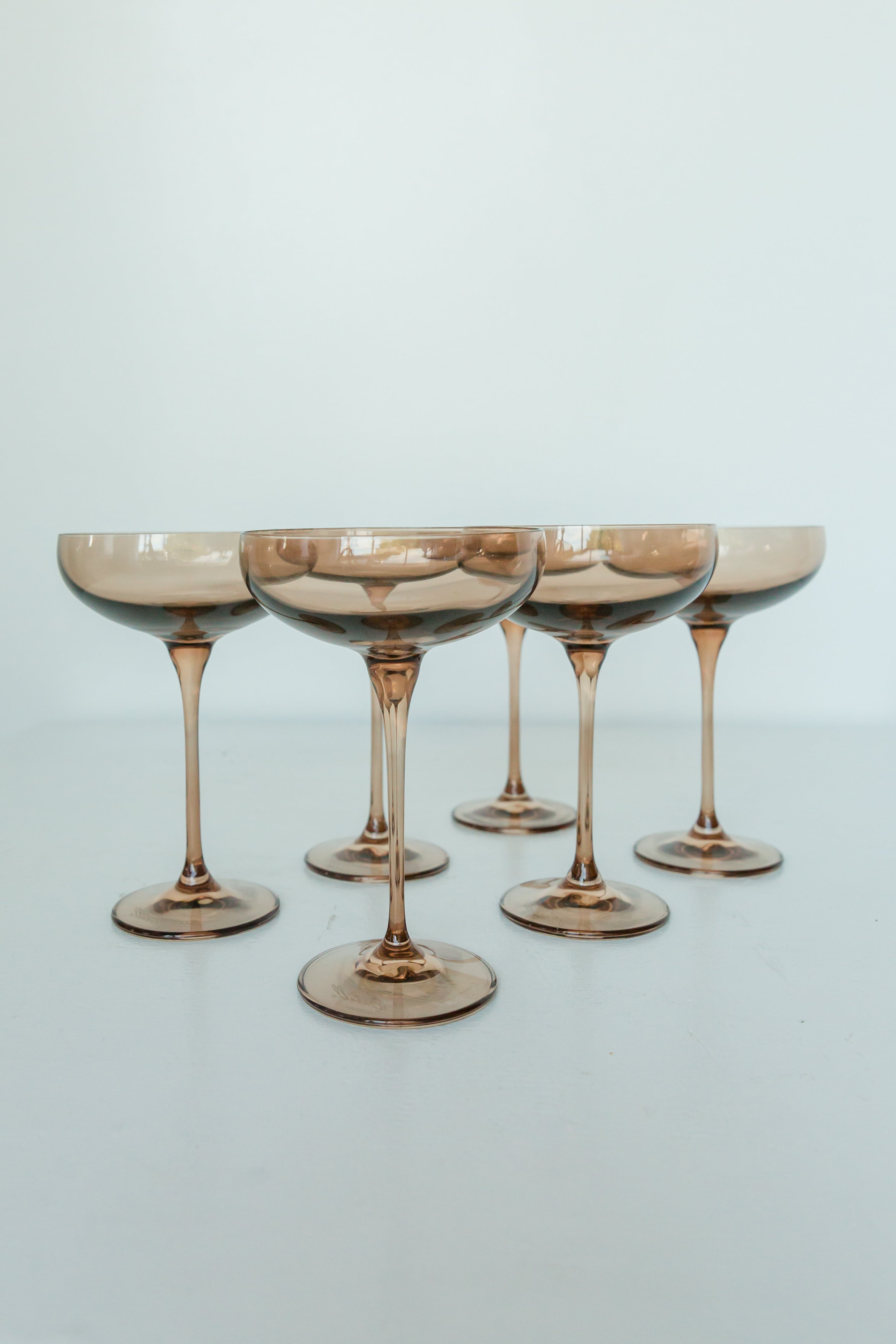 Vintage champagne deals coupe glasses