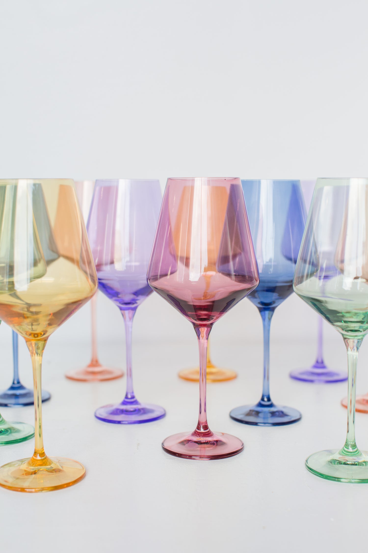 Estelle Colored Wine Stemware - Set of 6 {Mystery Box}