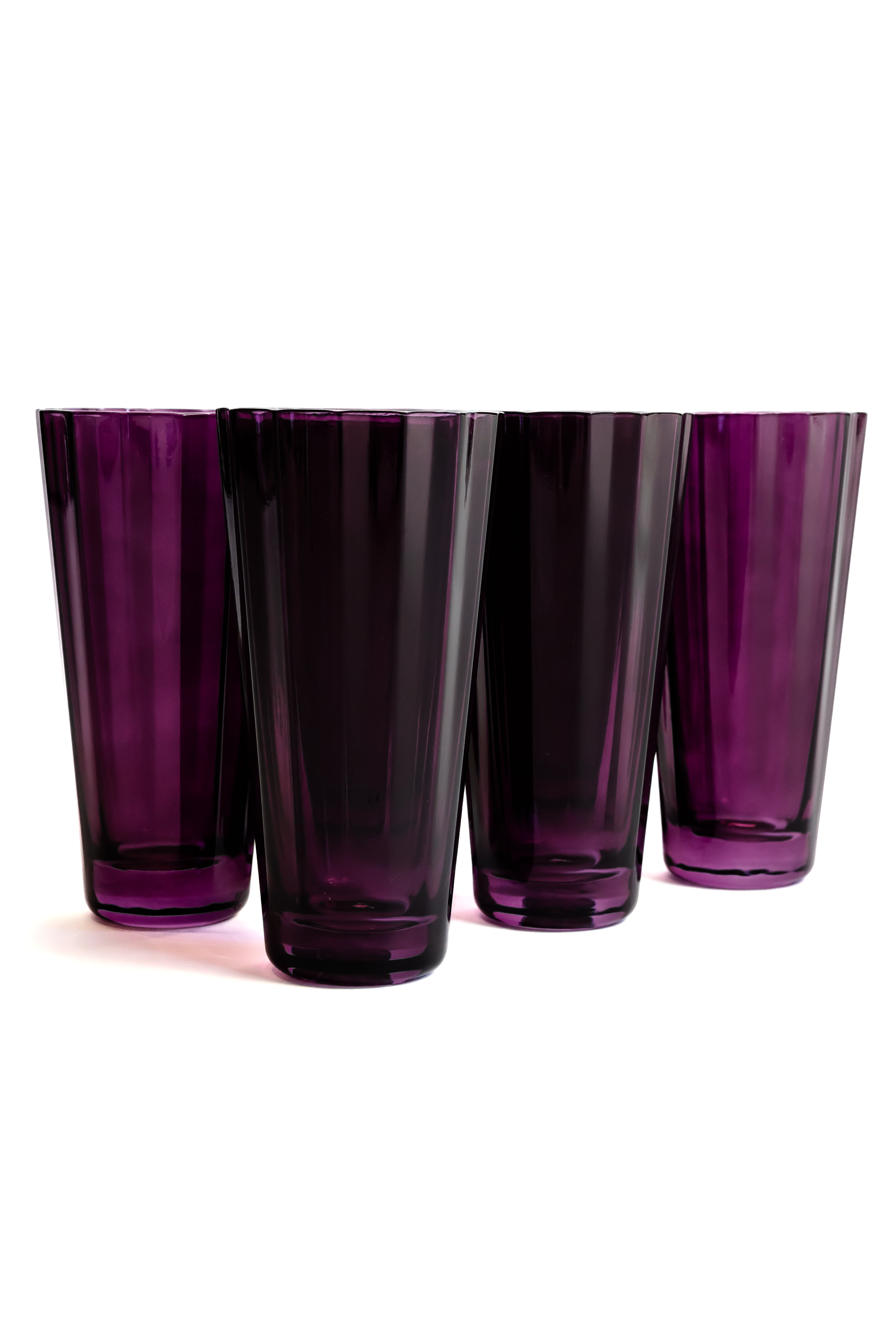 Estelle Colored Sunday High Balls - Set of 6 {Amethyst}