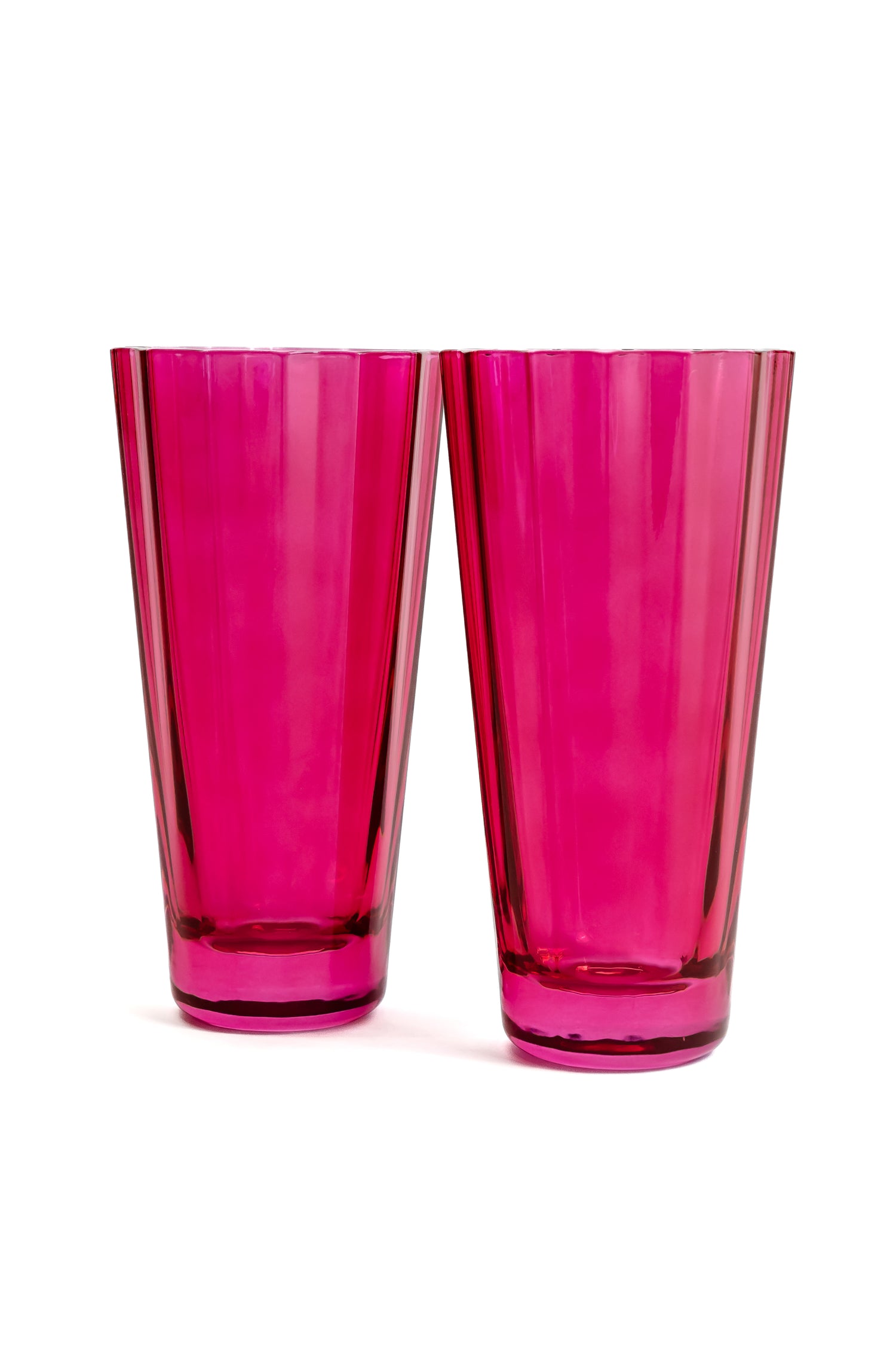 Estelle Colored Sunday High Balls - Set of 2 {Fuchsia}