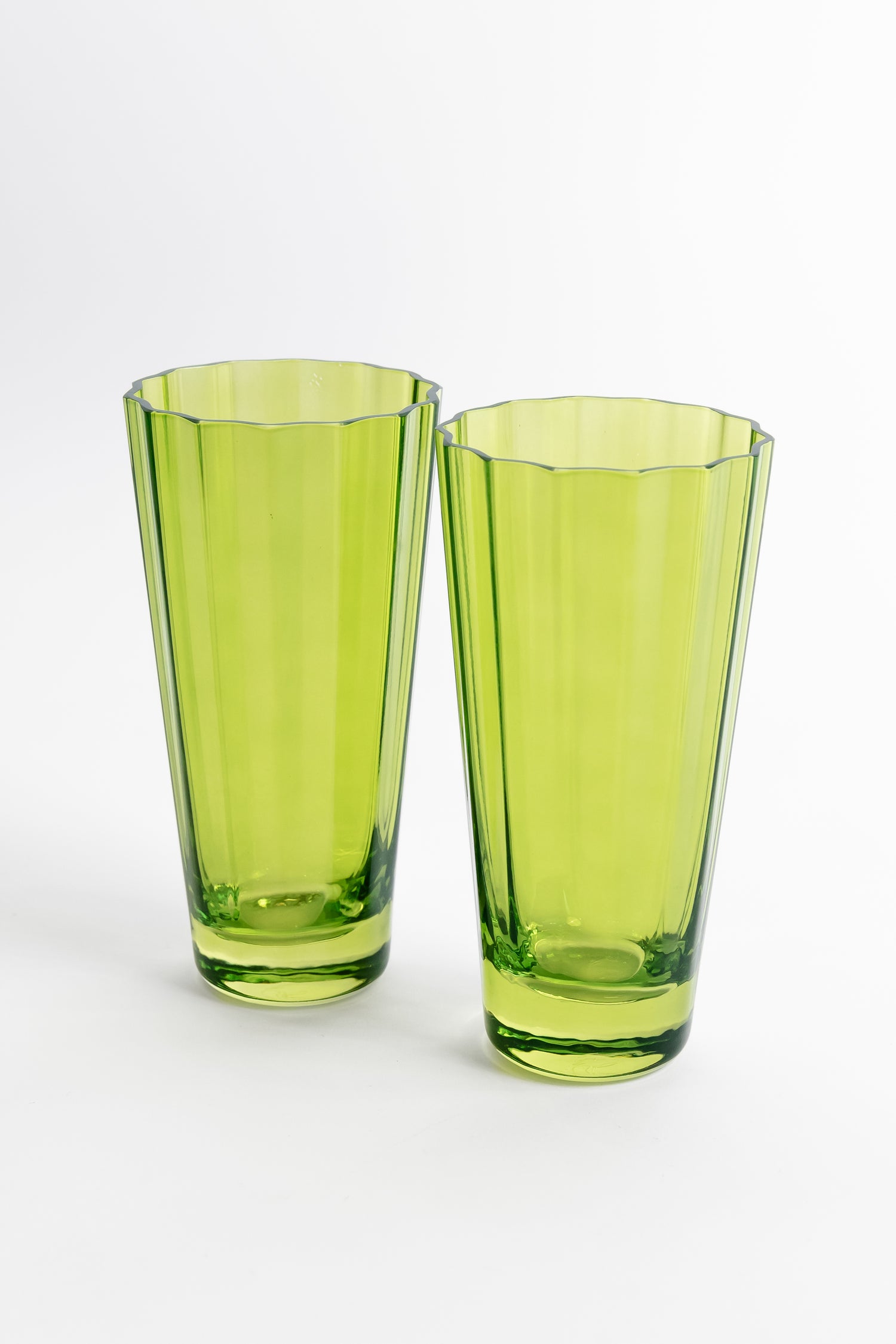 Estelle Colored Sunday High Balls - Set of 2 {Forest Green}
