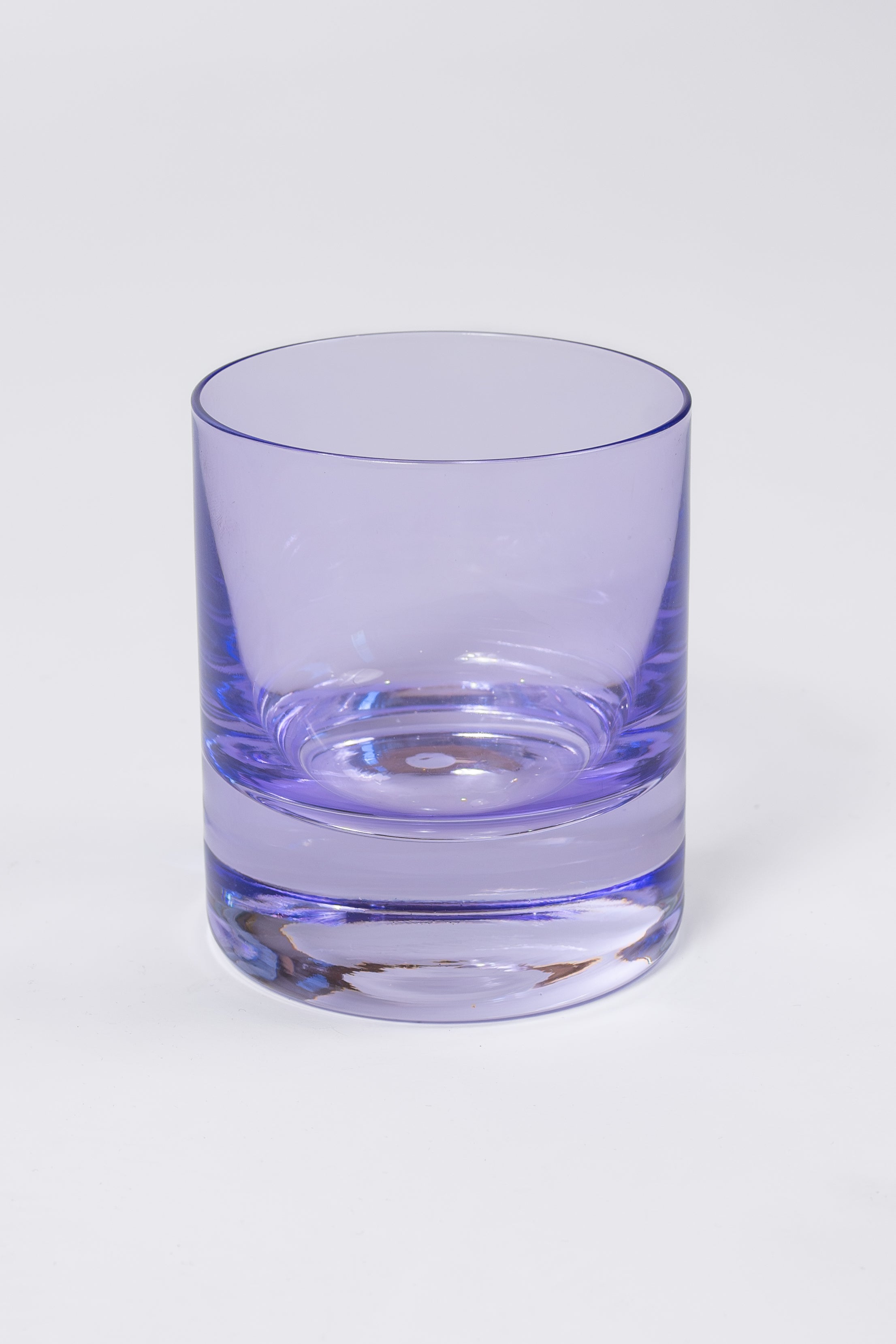 Estelle Colored Rocks Glass - Set of 2 {Lavender}