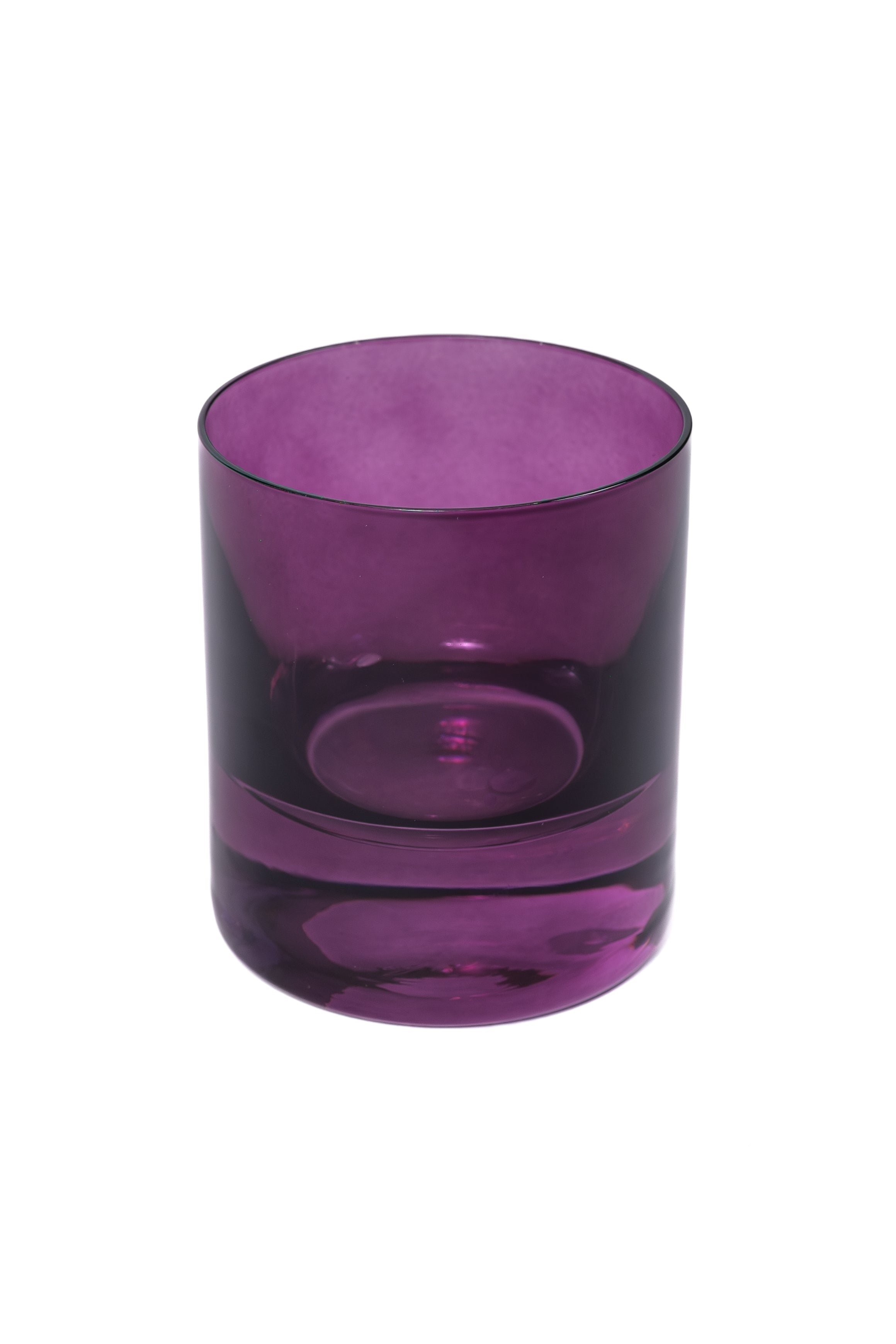 Estelle Colored Rocks Glass - Set of 2 {Amethyst}