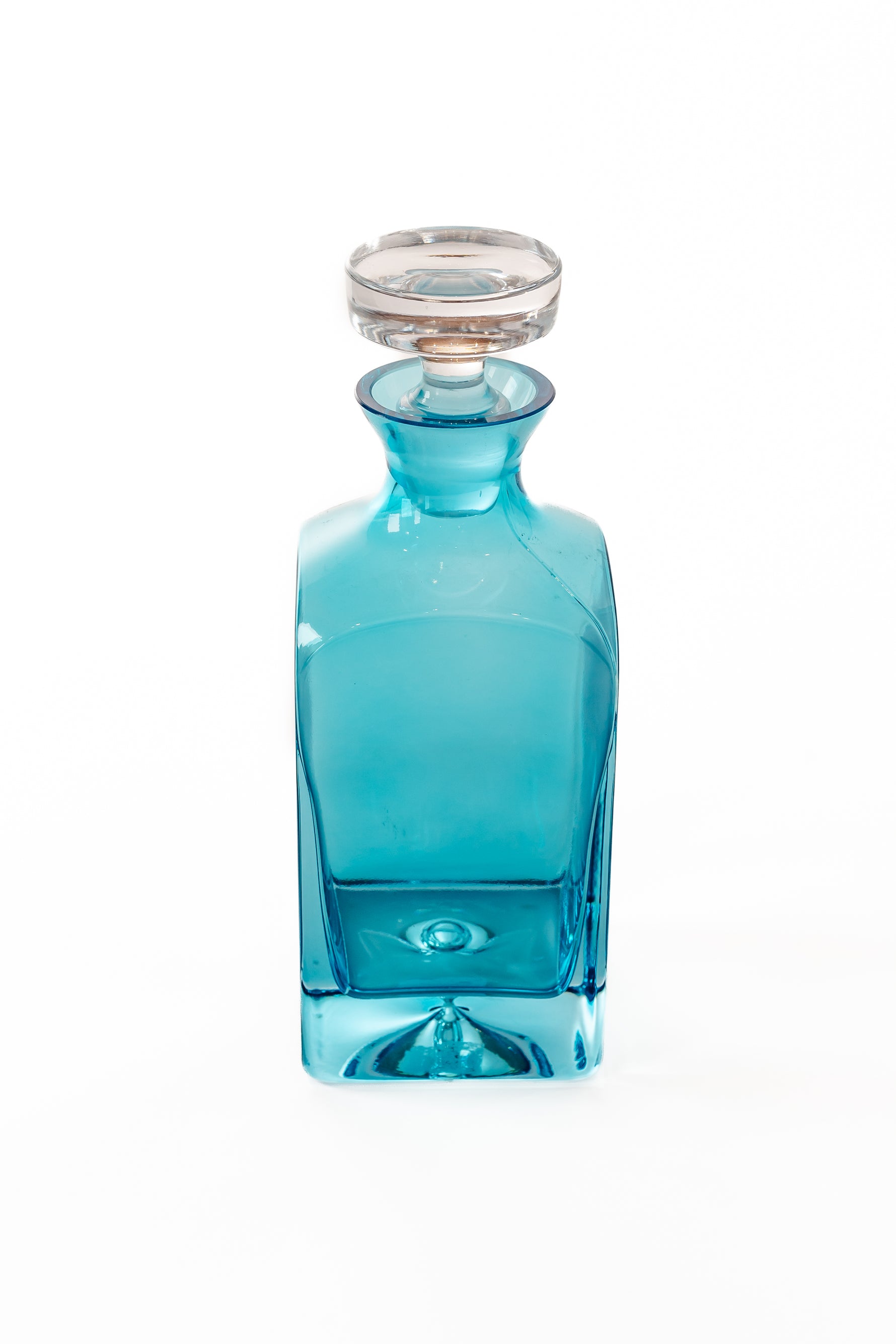 Estelle Colored Decanter Heritage {Ocean Blue} Estelle Colored Glass