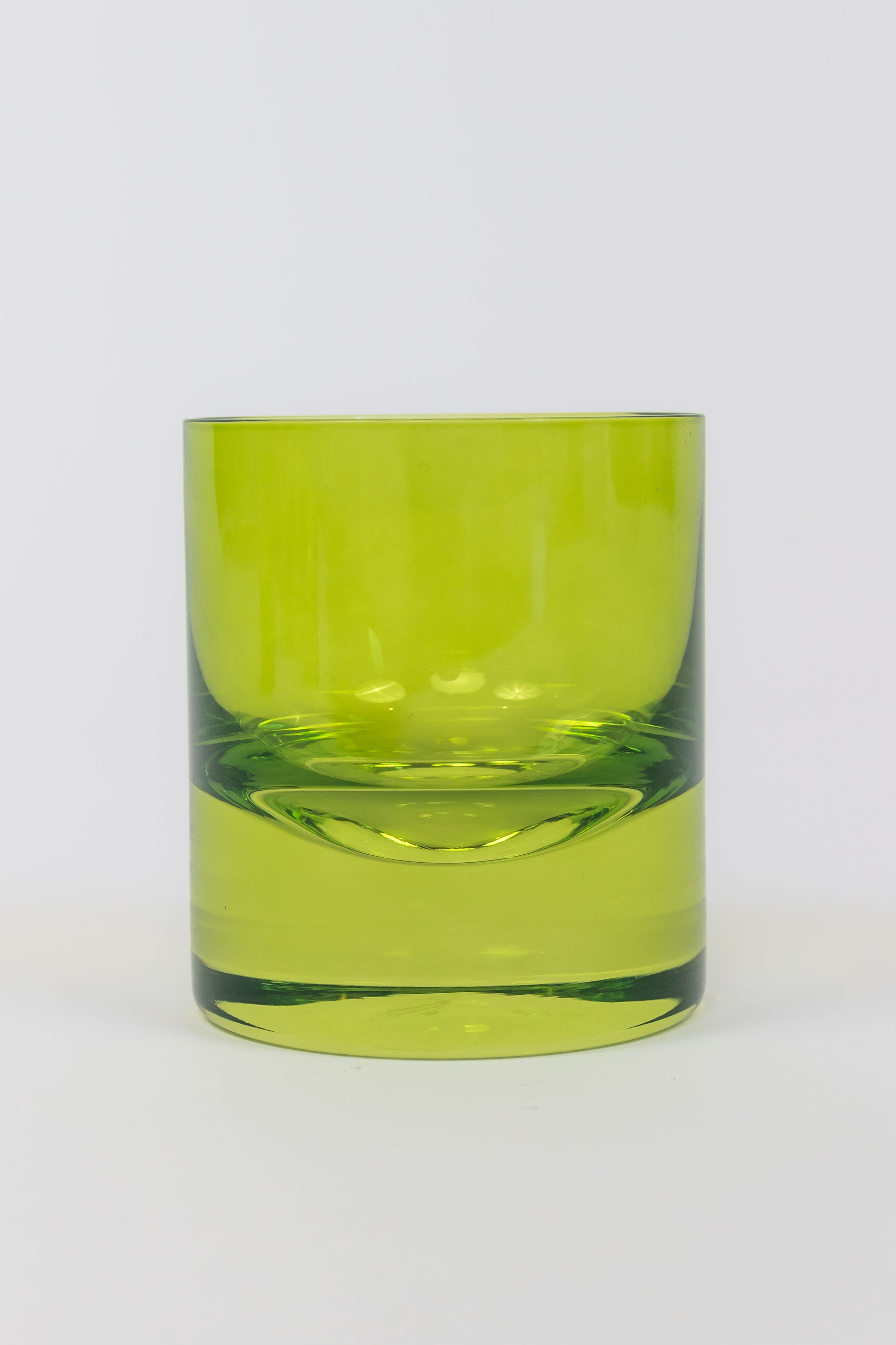 Estelle Colored Rocks Glass - Set of 2 {Forest Green}