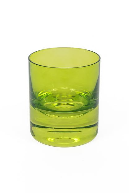 Estelle Colored Rocks Glass - Set of 6 {Forest Green}