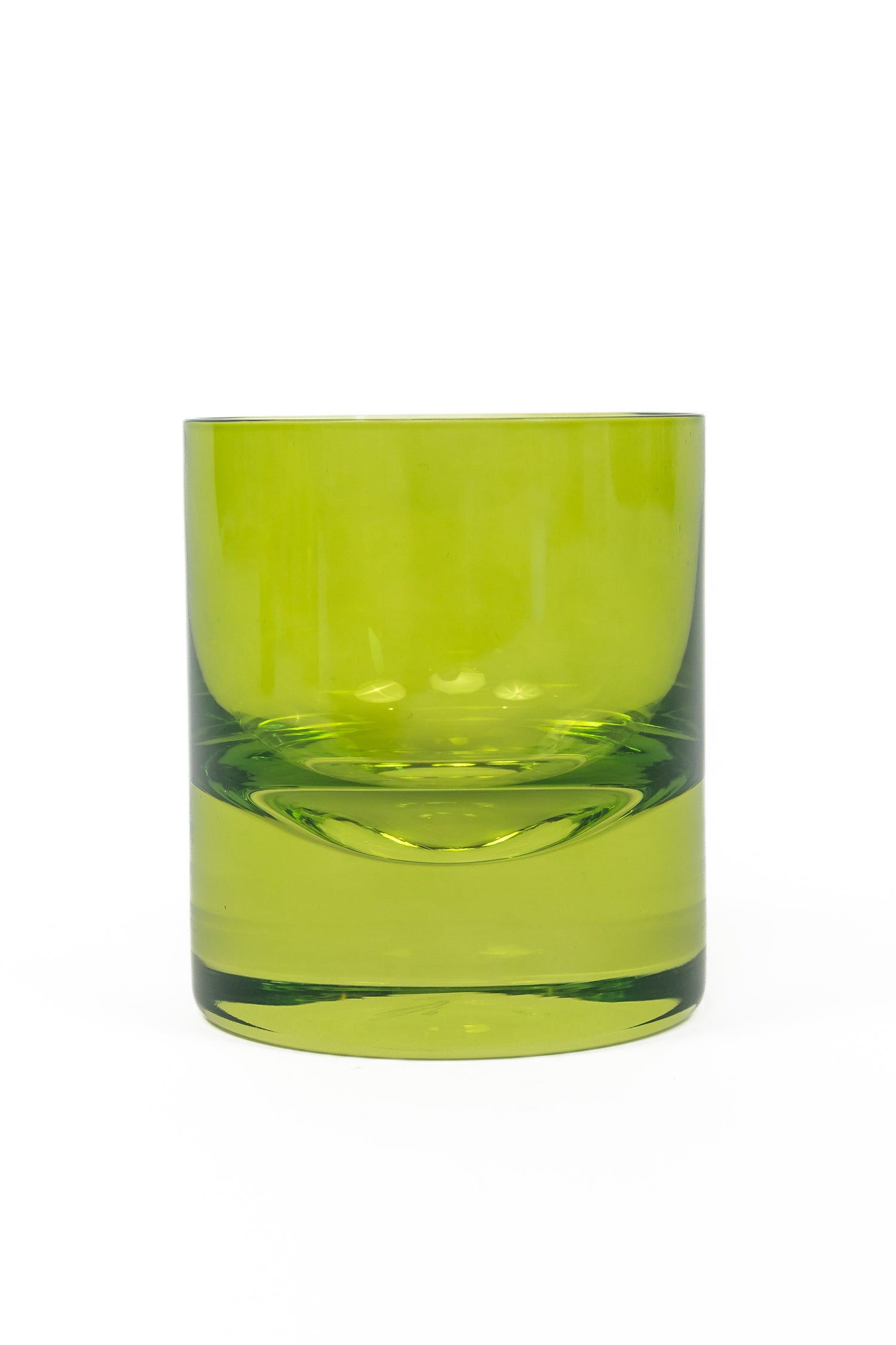 Estelle Colored Rocks Glass - Set of 2 {Forest Green}