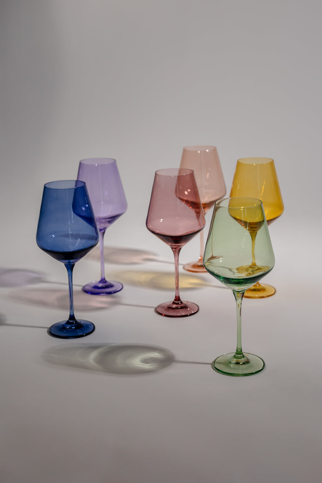 Estelle Colored Wine Stemware - Set of 6 {Mystery Box}