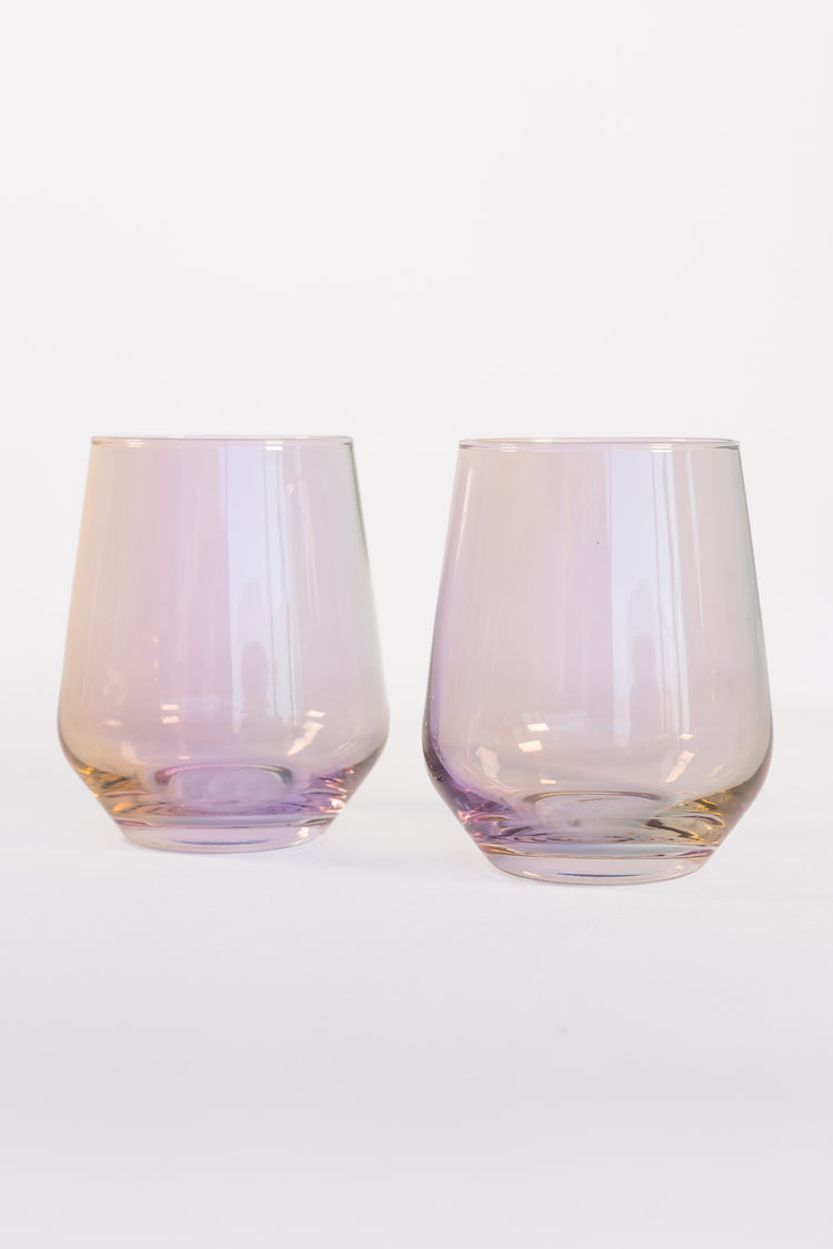Iridescent Collection Estelle Colored Glass