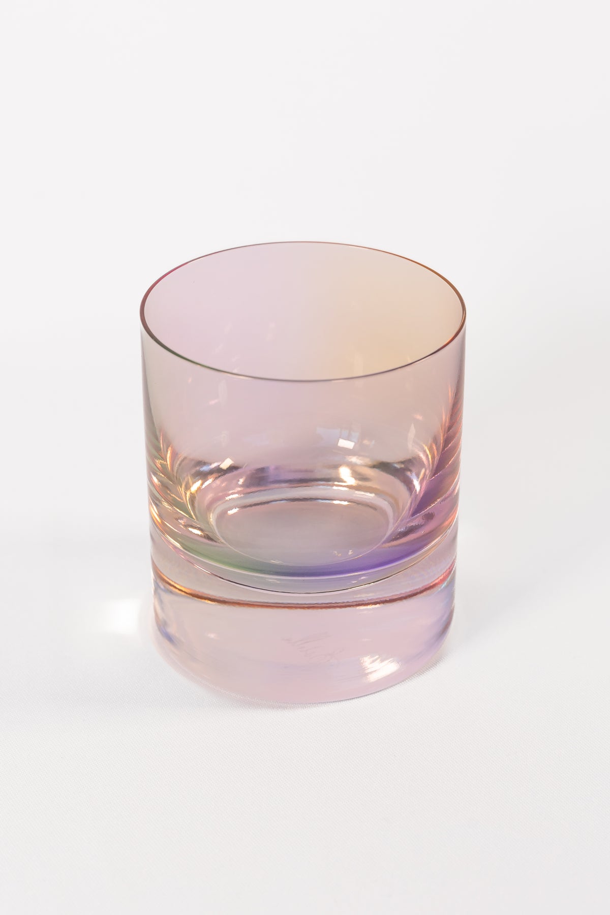 Estelle Colored Rocks Glass - Set of 6 {Iridescent} – Estelle Colored Glass