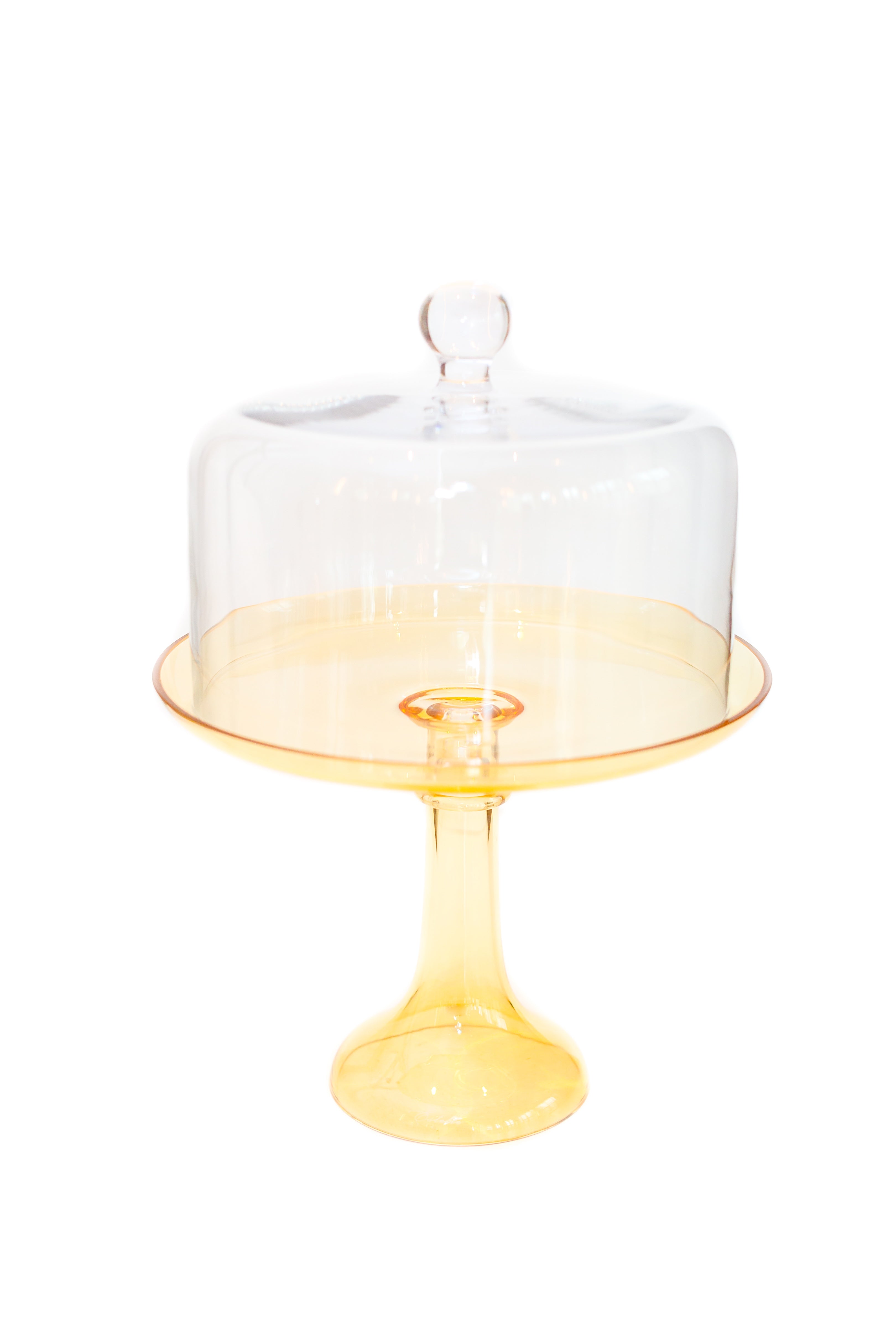 Glass Cake Dome with Natural Wooden Base | Kirklands Home