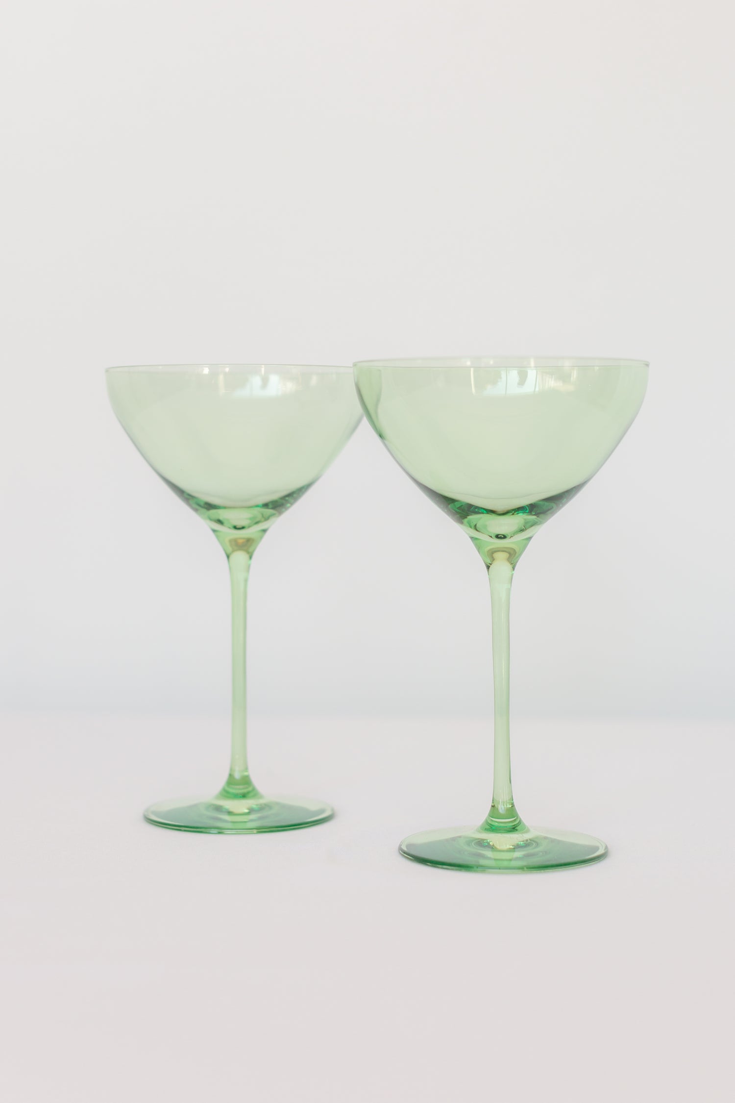 Estelle Colored Martini Glass - Set of 2 {Mint Green}