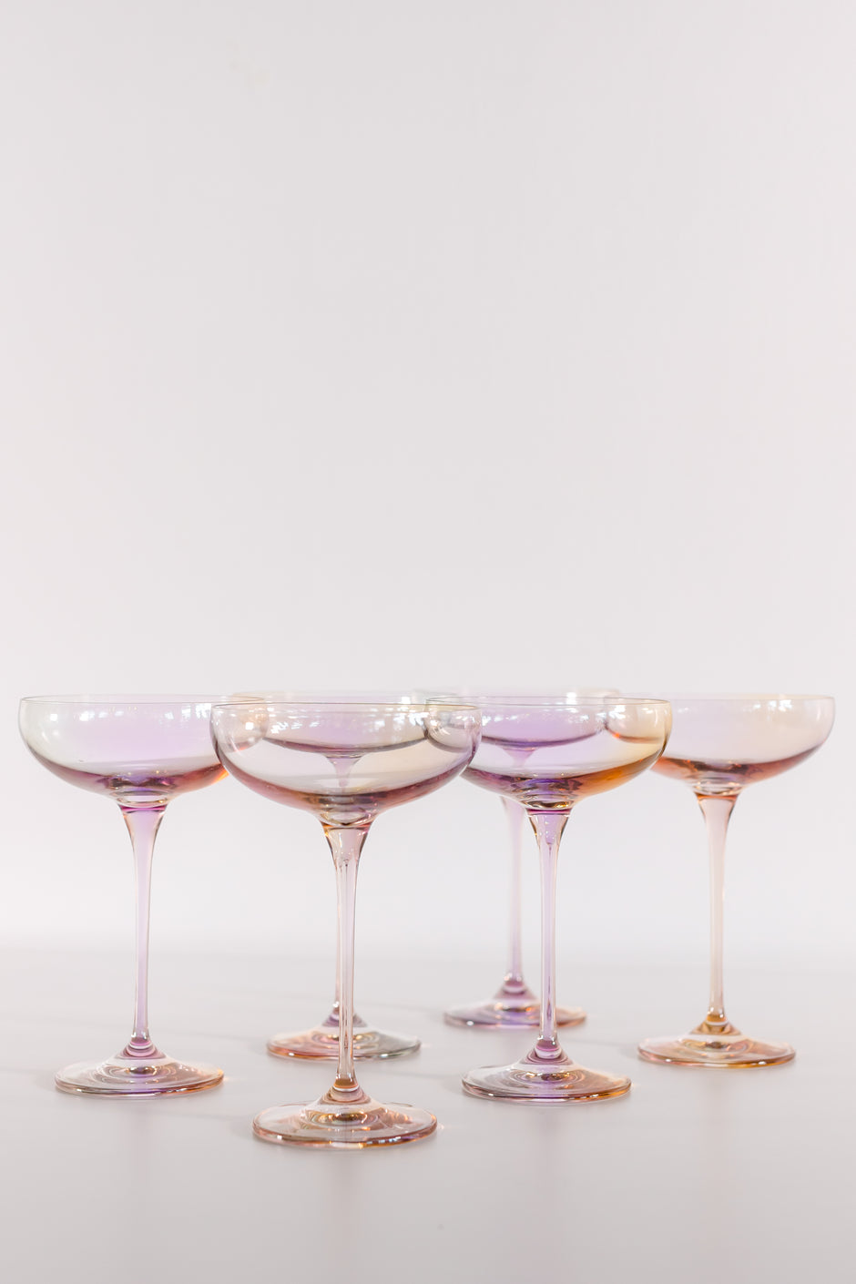 Iridescent Collection Estelle Colored Glass
