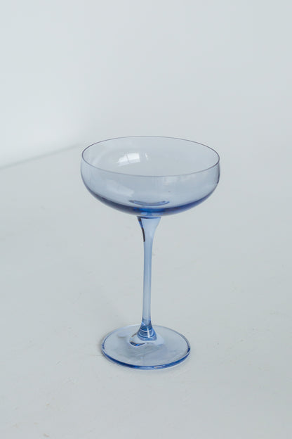 Estelle Colored Champagne Coupe Stemware - Set of 2 {Cobalt Blue}