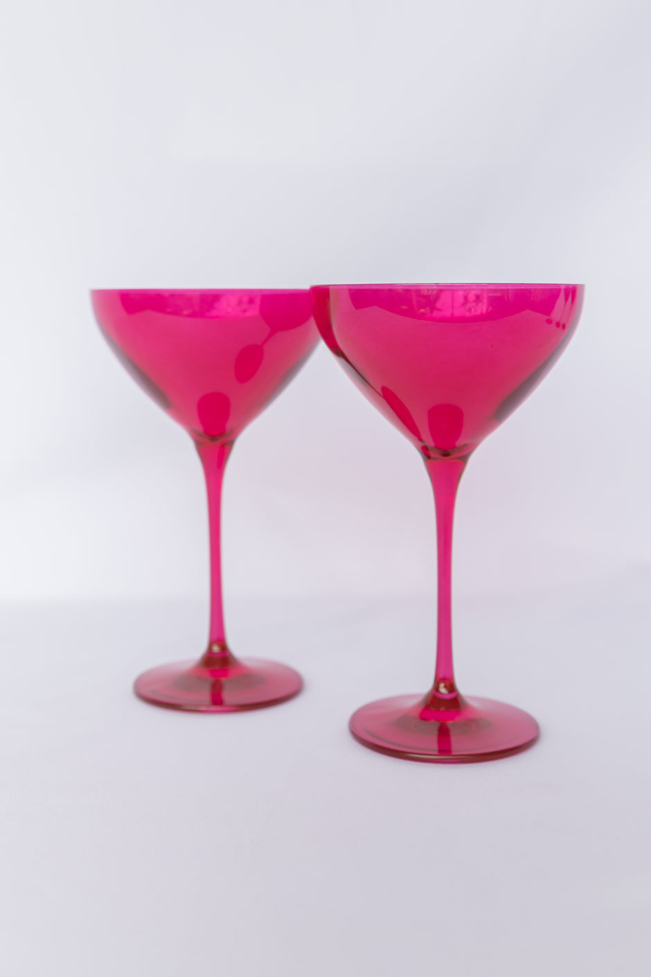 The Fuchsia Collection Estelle Colored Glass