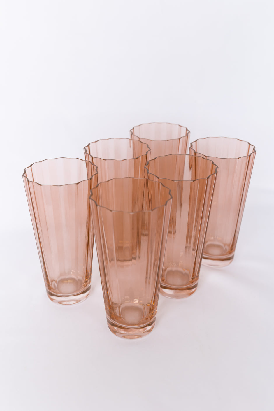 All Glassware Estelle Colored Glass