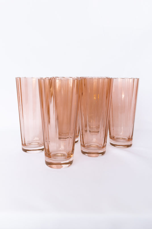 All Glassware Estelle Colored Glass